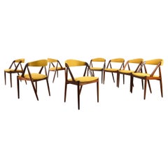 Kai Kristiansen, set of 8 chairs model 31