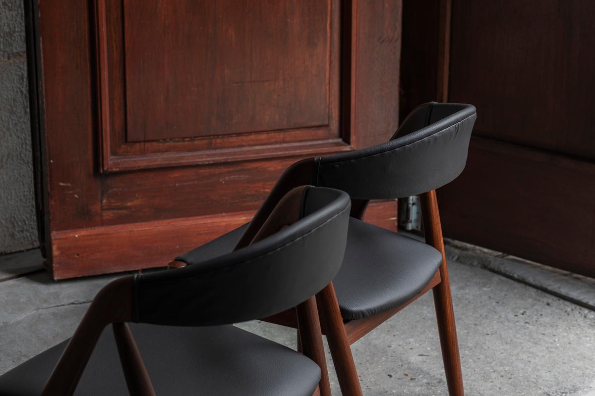 Kai Kristiansen Set of 8 Dining Chairs ‘Model 31’, Denmark, 1960s  10