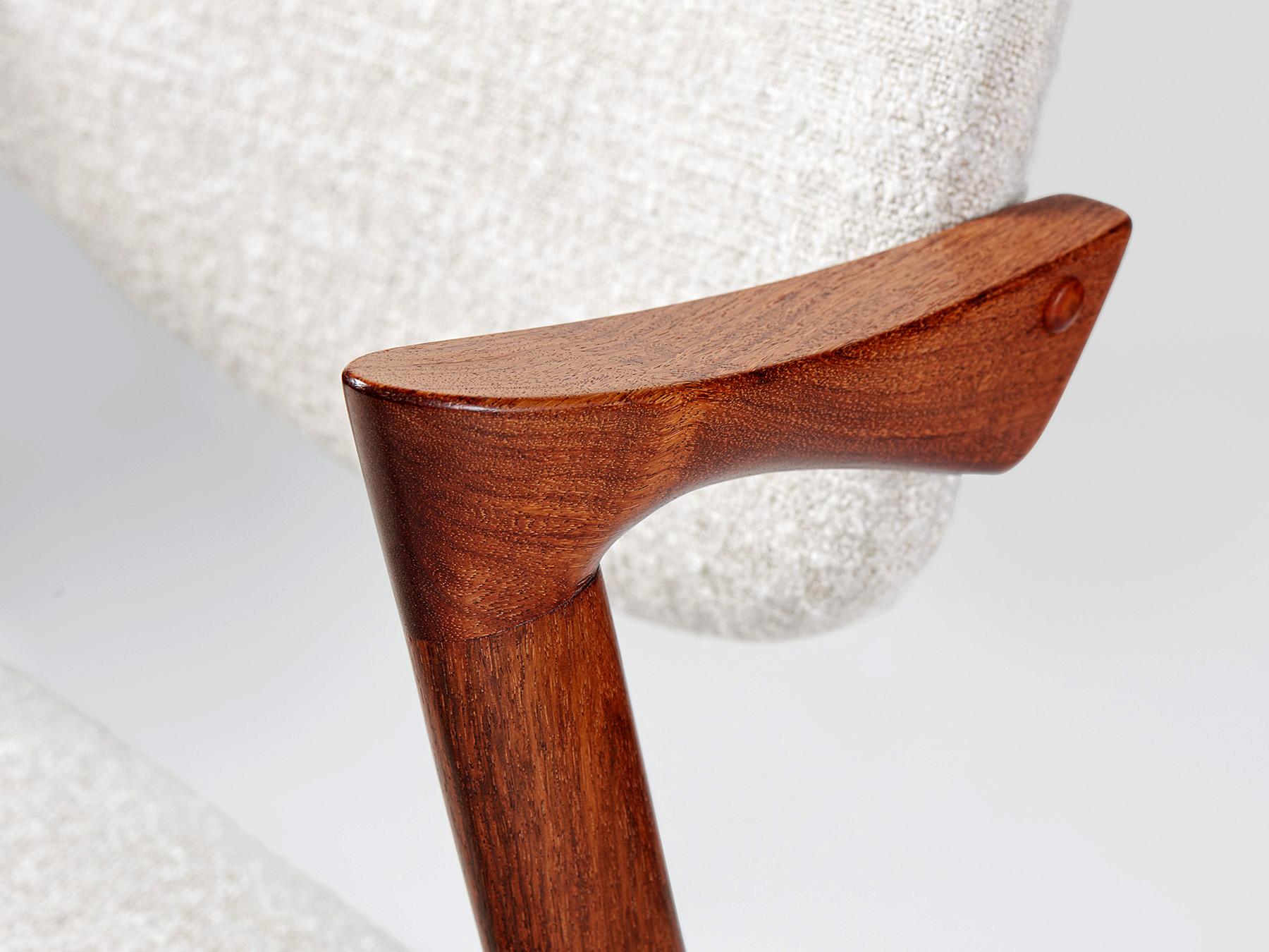 Kai Kristiansen Ensemble de 8 chaises de salle à manger en bois de rose Modèle 42 Années 50 en vente 3