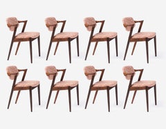 Kai Kristiansen Set of 8 Model 42 Rosewood Dining Chairs 1950s