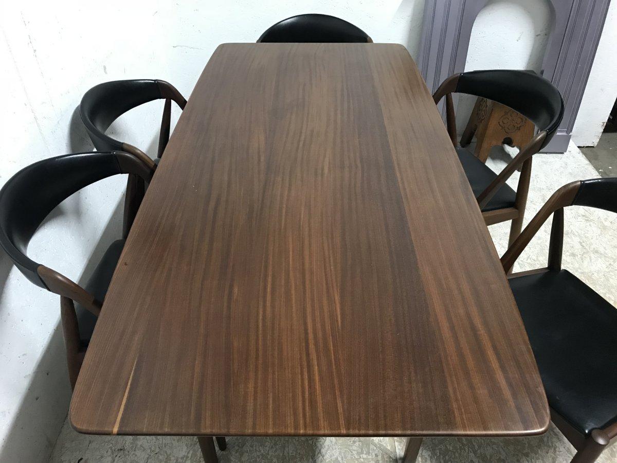 Danish Kai Kristiansen, Set of Six Teak, Model 31 Dining Chairs & Matching Dining Table For Sale