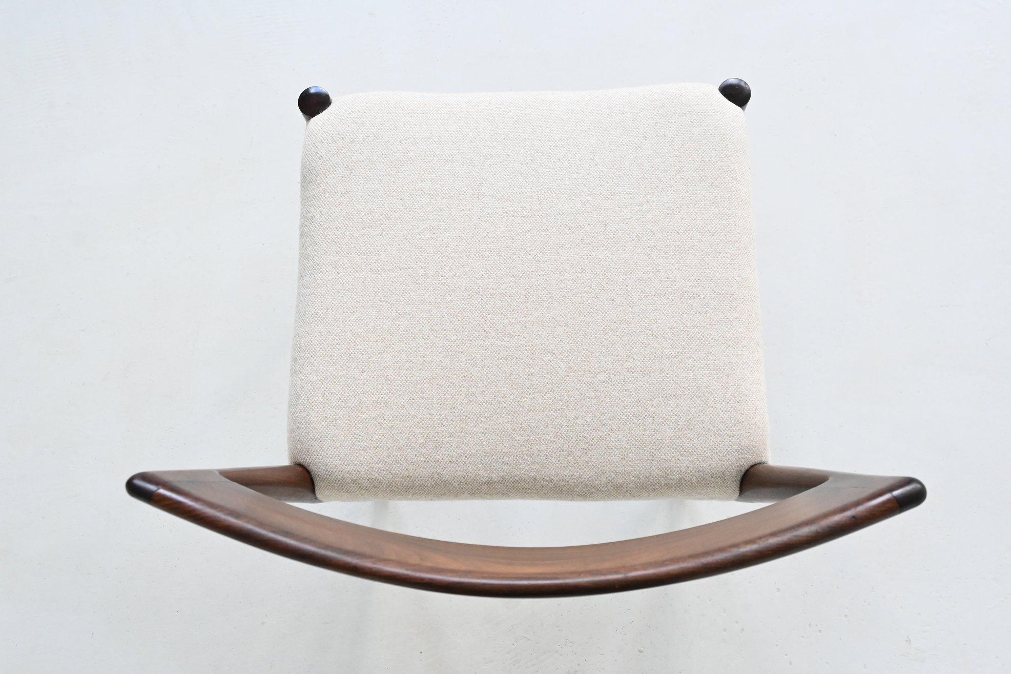 Kai Kristiansen set di dodici sedie da pranzo in palissandro Fritz Hansen Danimarca 1961 in vendita 11
