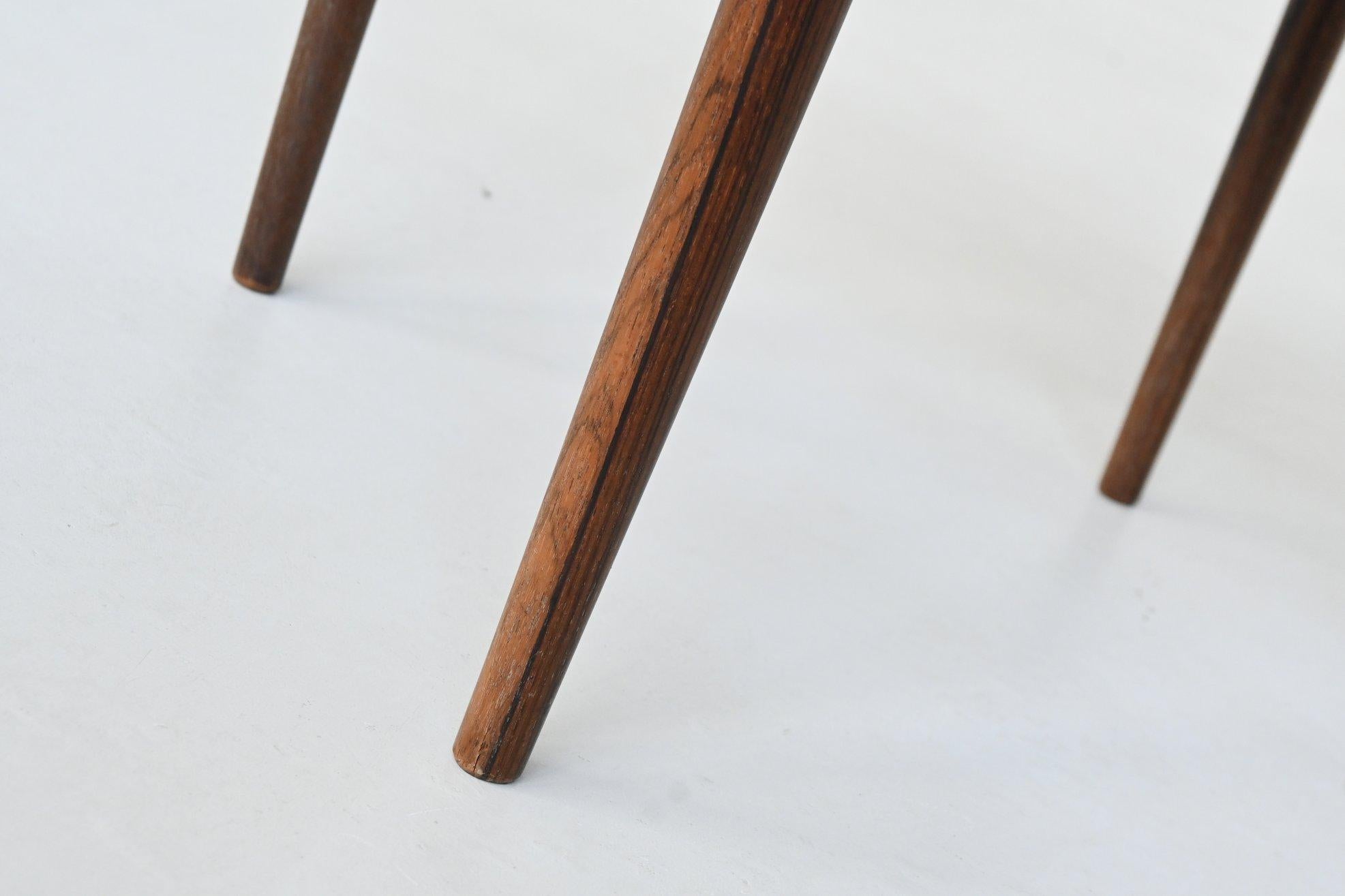 Kai Kristiansen set di dodici sedie da pranzo in palissandro Fritz Hansen Danimarca 1961 in vendita 12