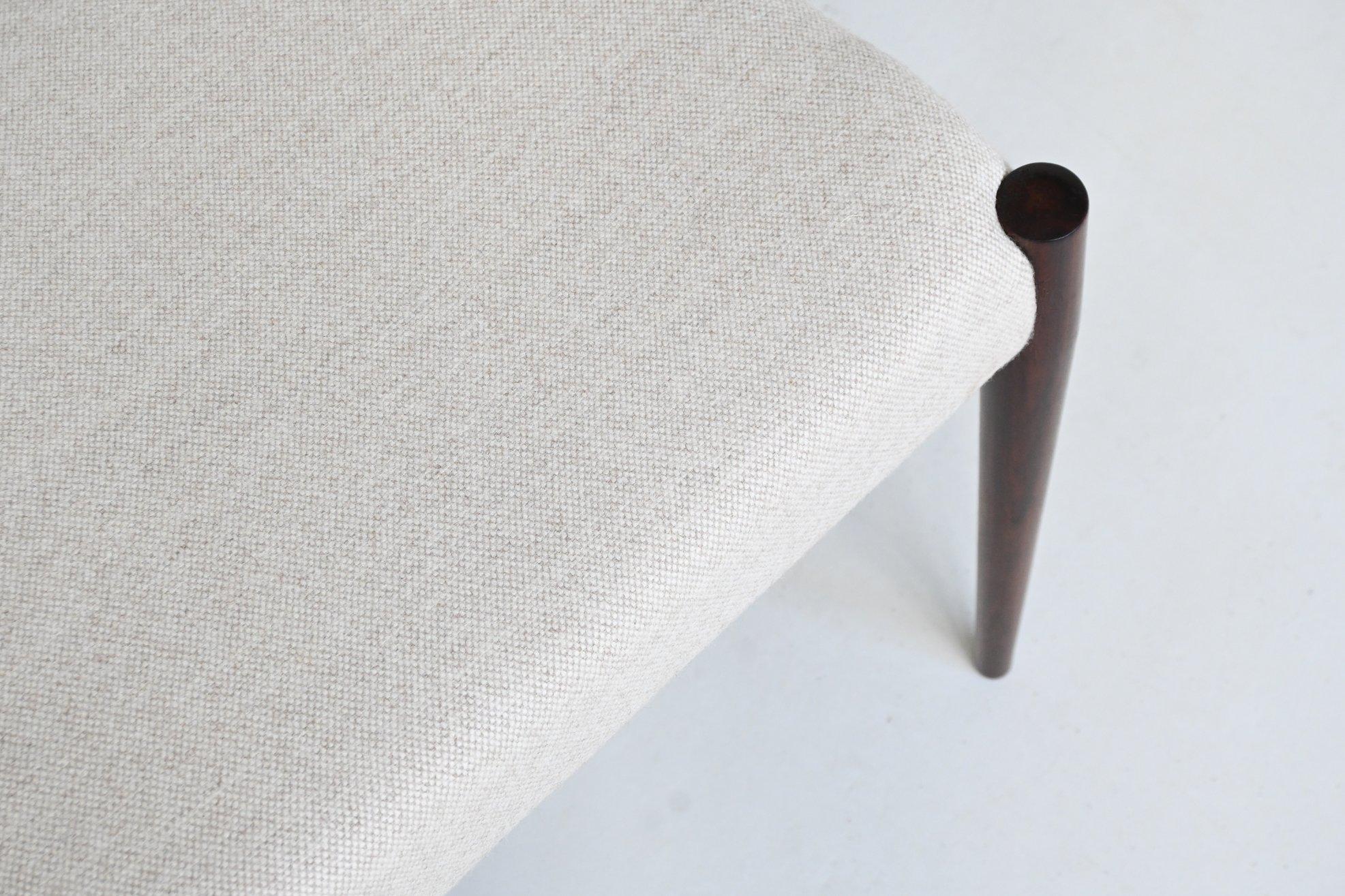 Kai Kristiansen set di dodici sedie da pranzo in palissandro Fritz Hansen Danimarca 1961 in vendita 13