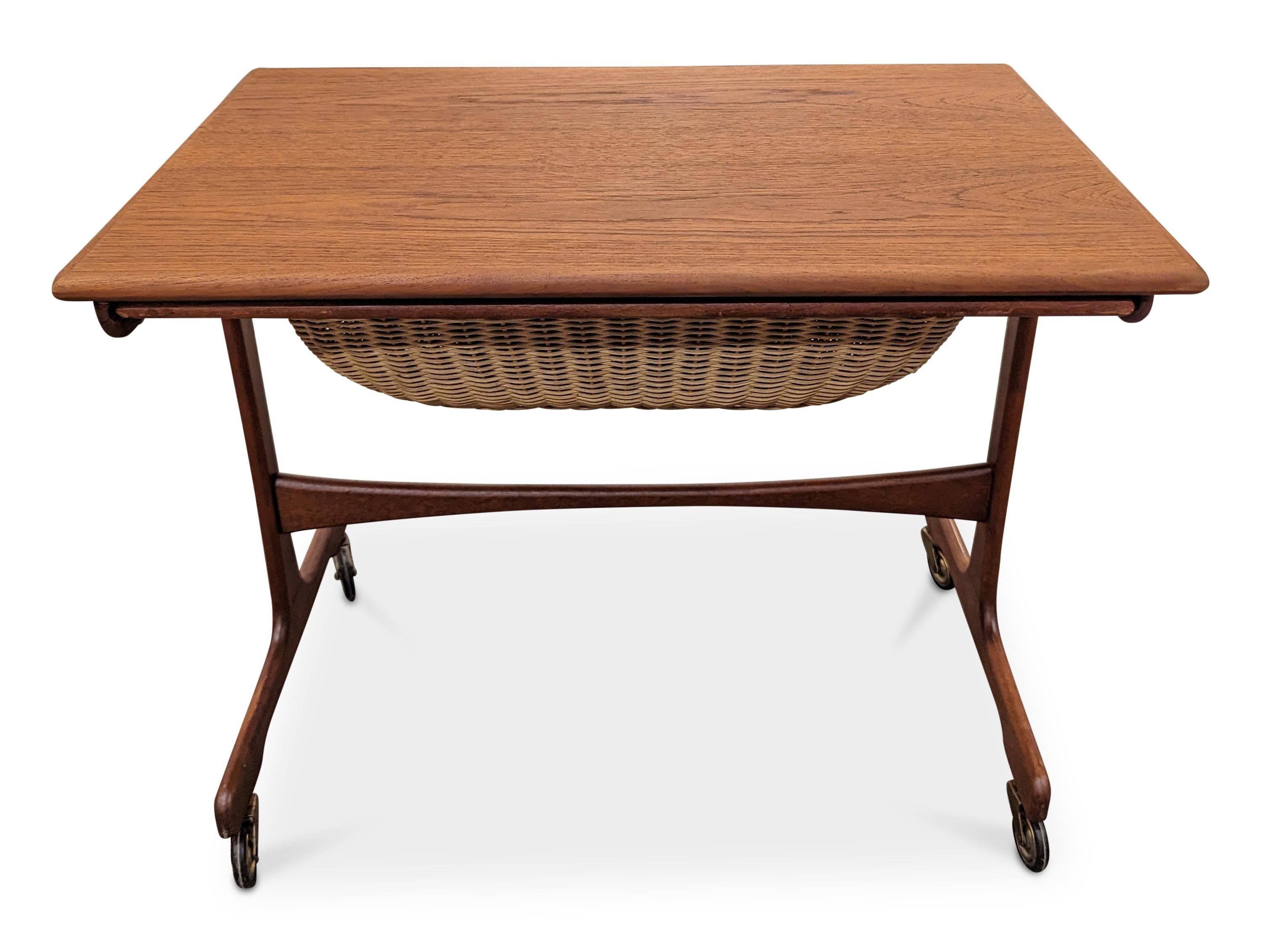 Kai Kristiansen Sewing Table - 022469 Vintage Danish Mid Century  For Sale 2