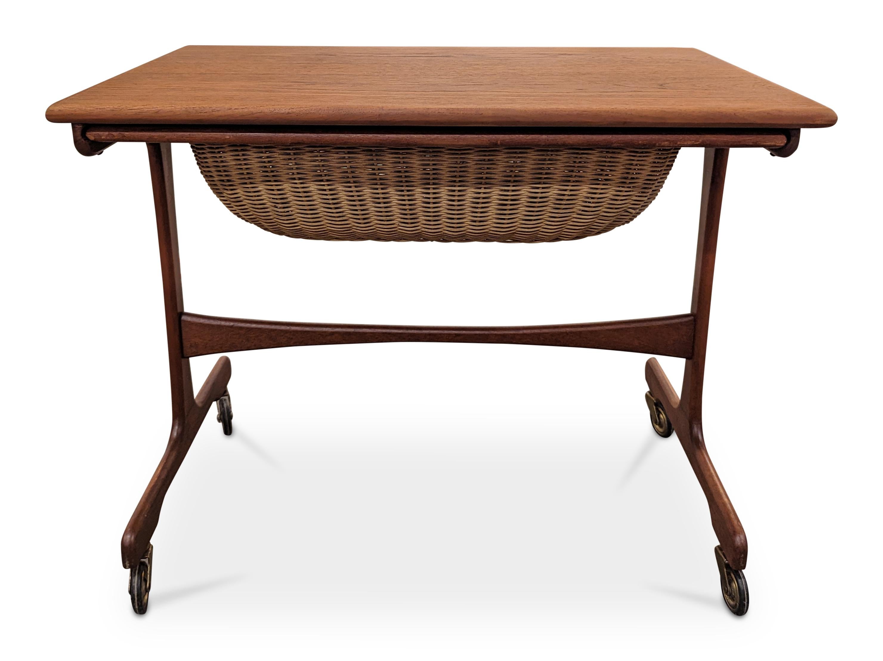 Kai Kristiansen Sewing Table - 022469 Vintage Danish Mid Century  For Sale 3