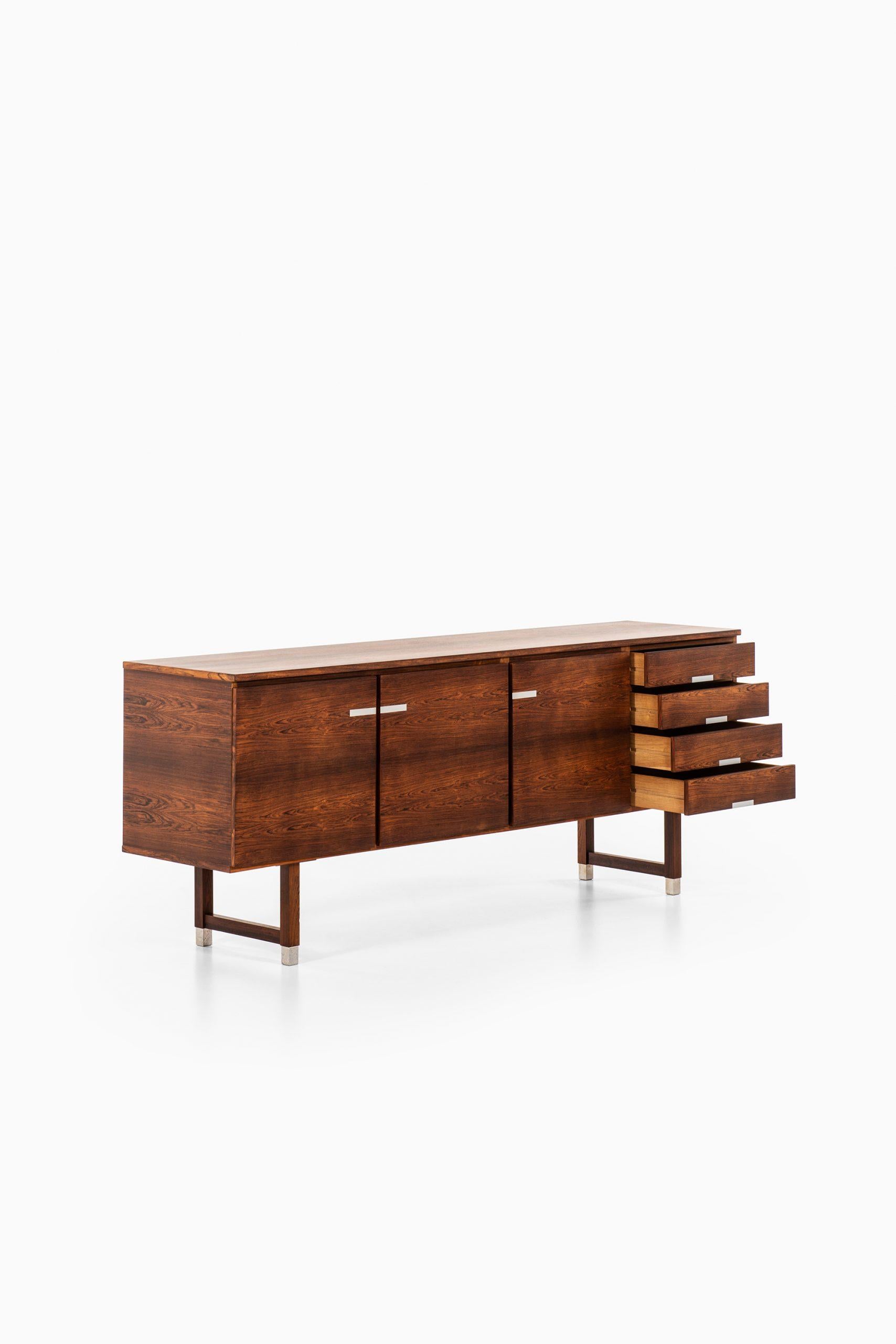 Aluminum Kai Kristiansen Sideboard by Preben Skov Andersen, PSA Furniture in Denmark For Sale