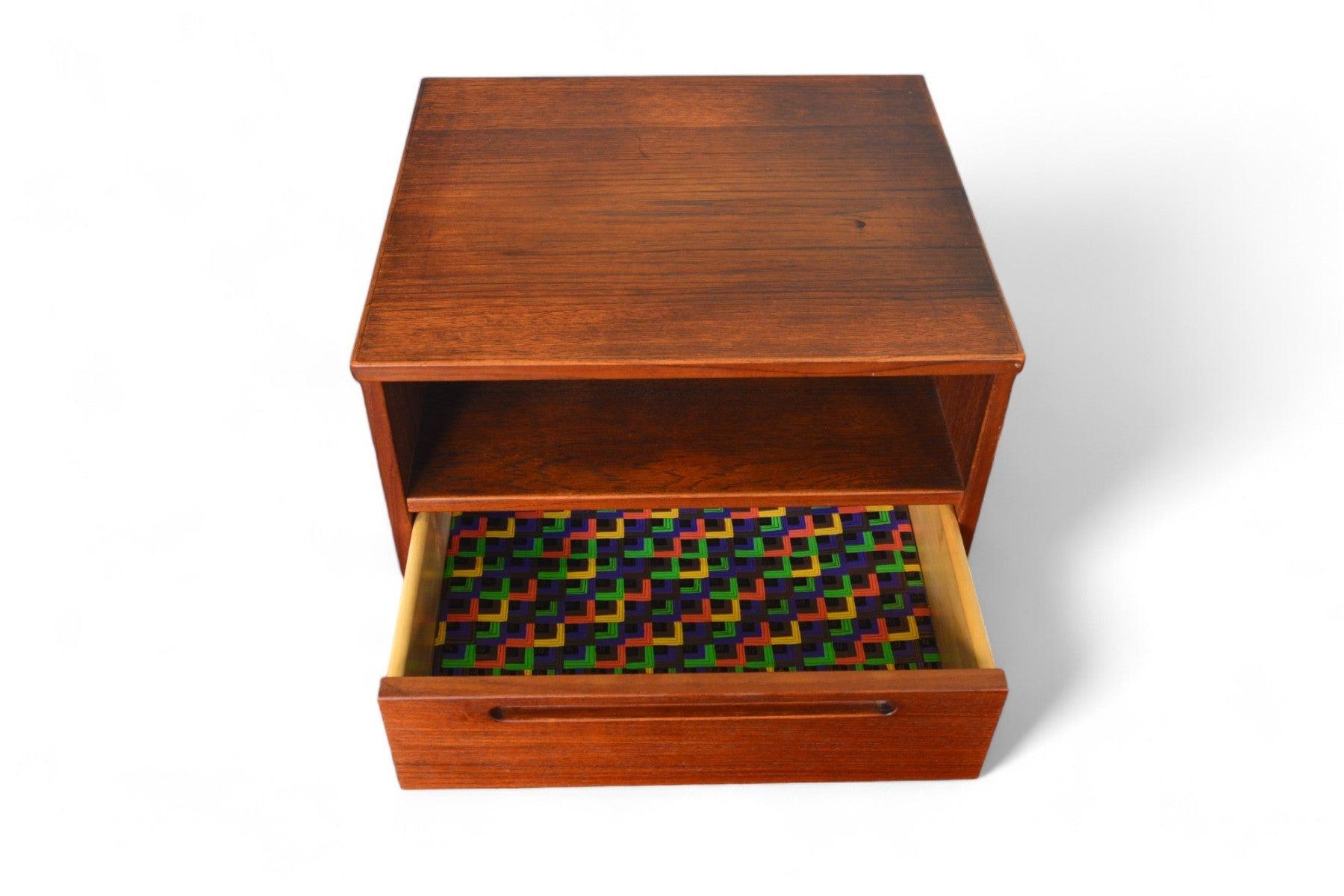 Mid-Century Modern Kai Kristiansen Single Drawer Teak Nightstand