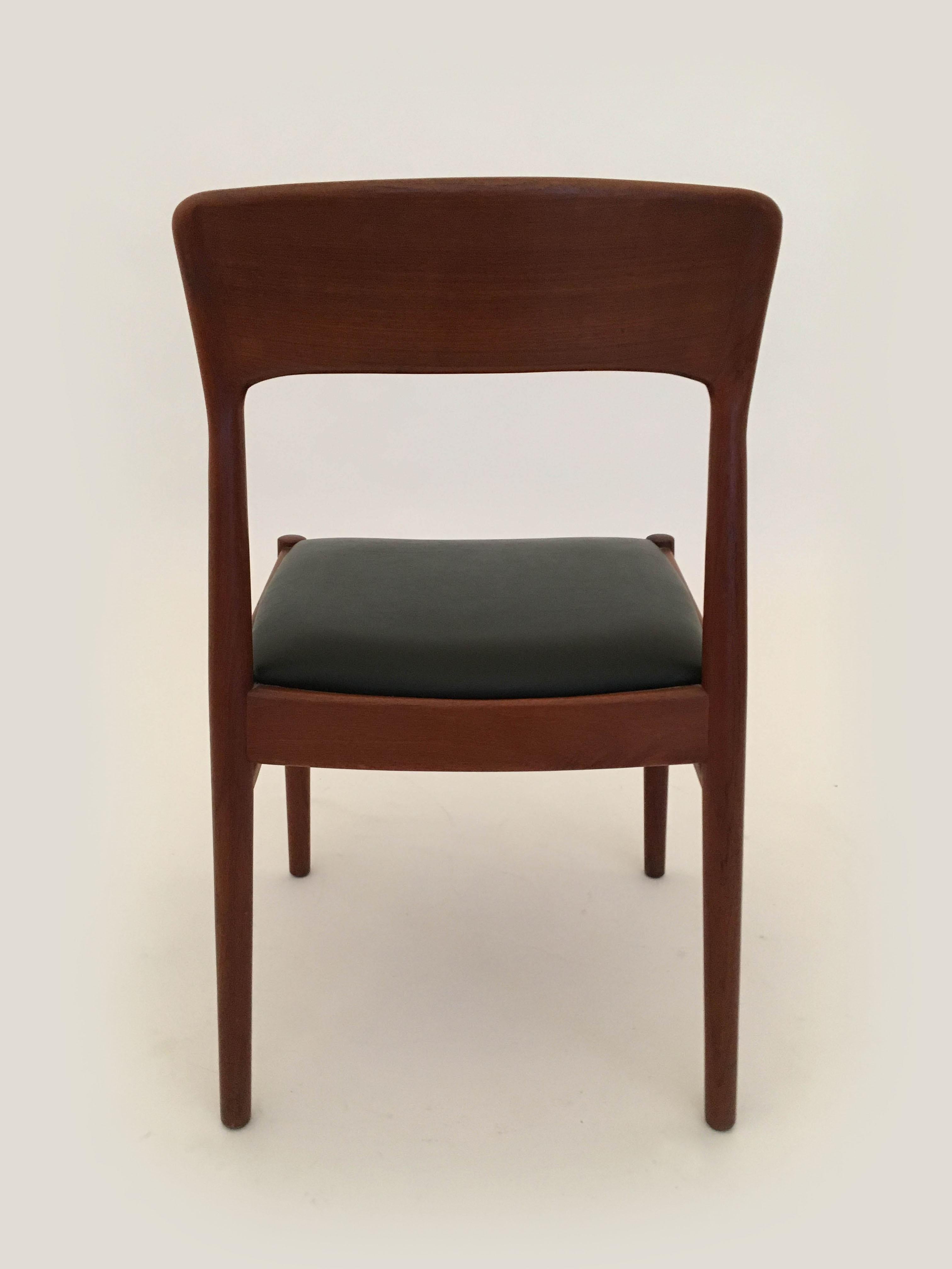 Kai Kristiansen Six Dining Chairs in Teak for Korup Stolefabrik, Denmark, 1960s 7