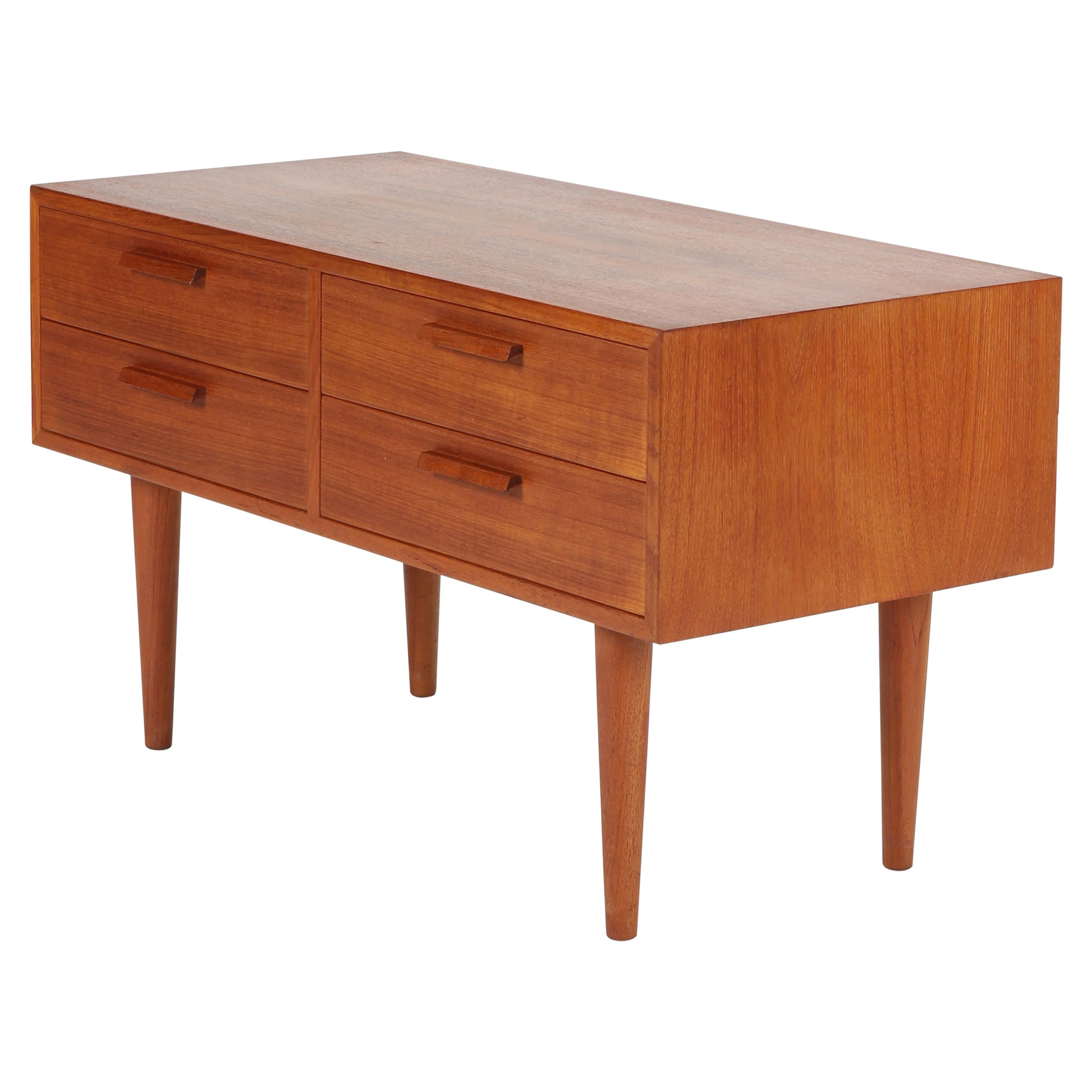 Kai Kristiansen Small Teak Dresser Midcentury modern Danish Design, 1960s For Sale