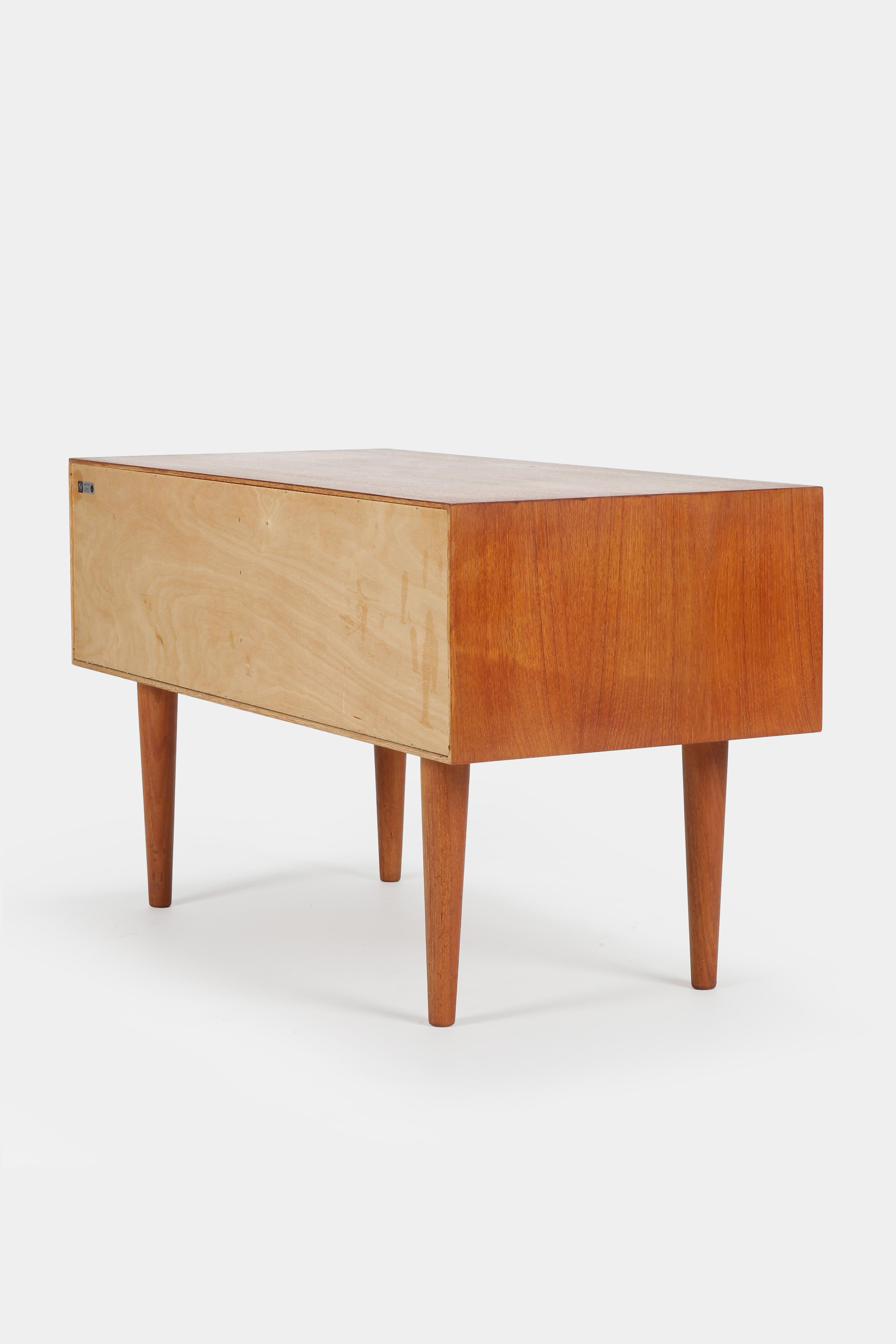 Kai Kristiansen Small Teak Dresser Midcentury modern Danish Design, 1960s For Sale 1