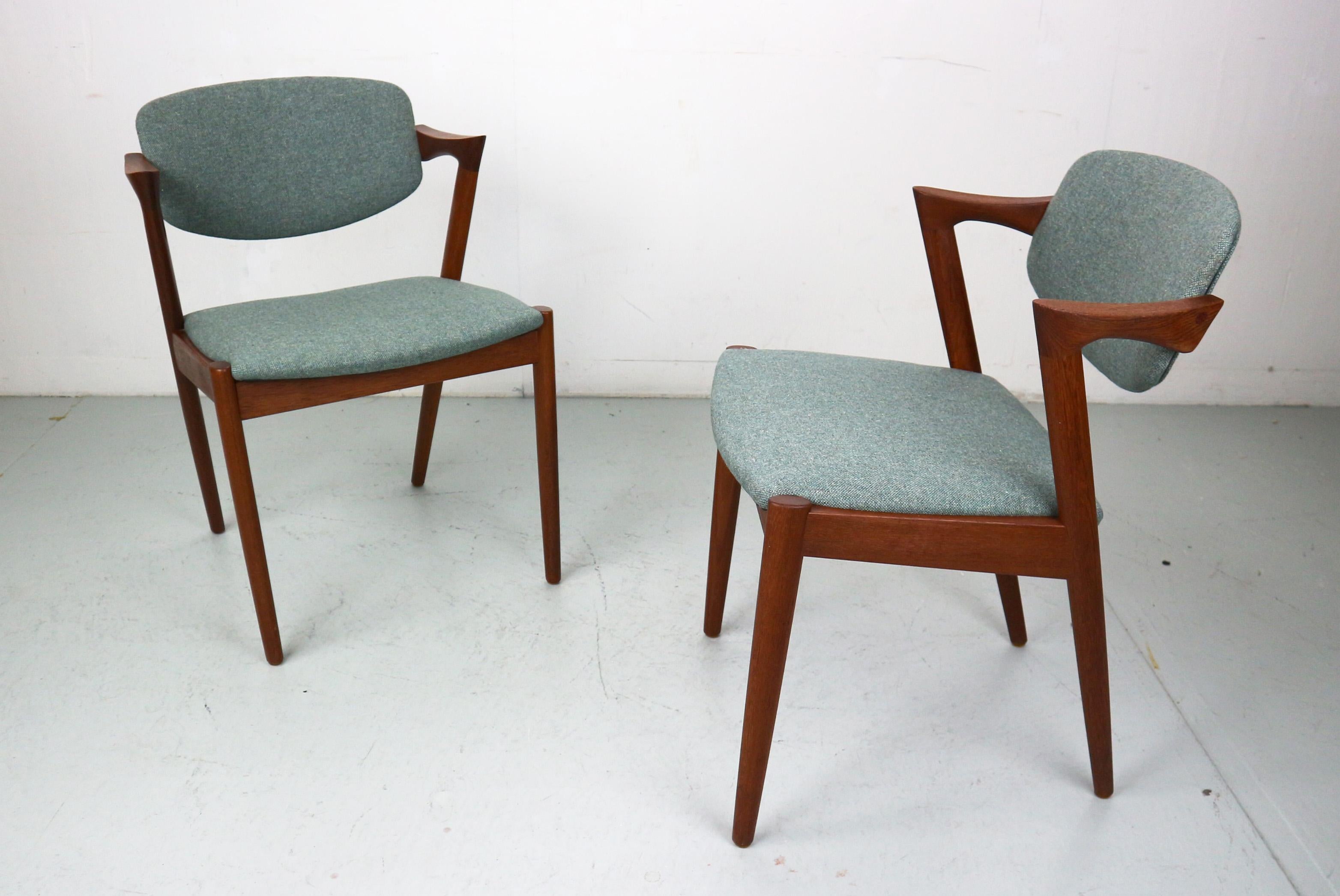 20th Century Kai Kristiansen ste of 5 dining chairs