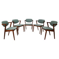 Kai Kristiansen ste of 5 dining chairs Kai Kristiansen ste of 5 dining chairs