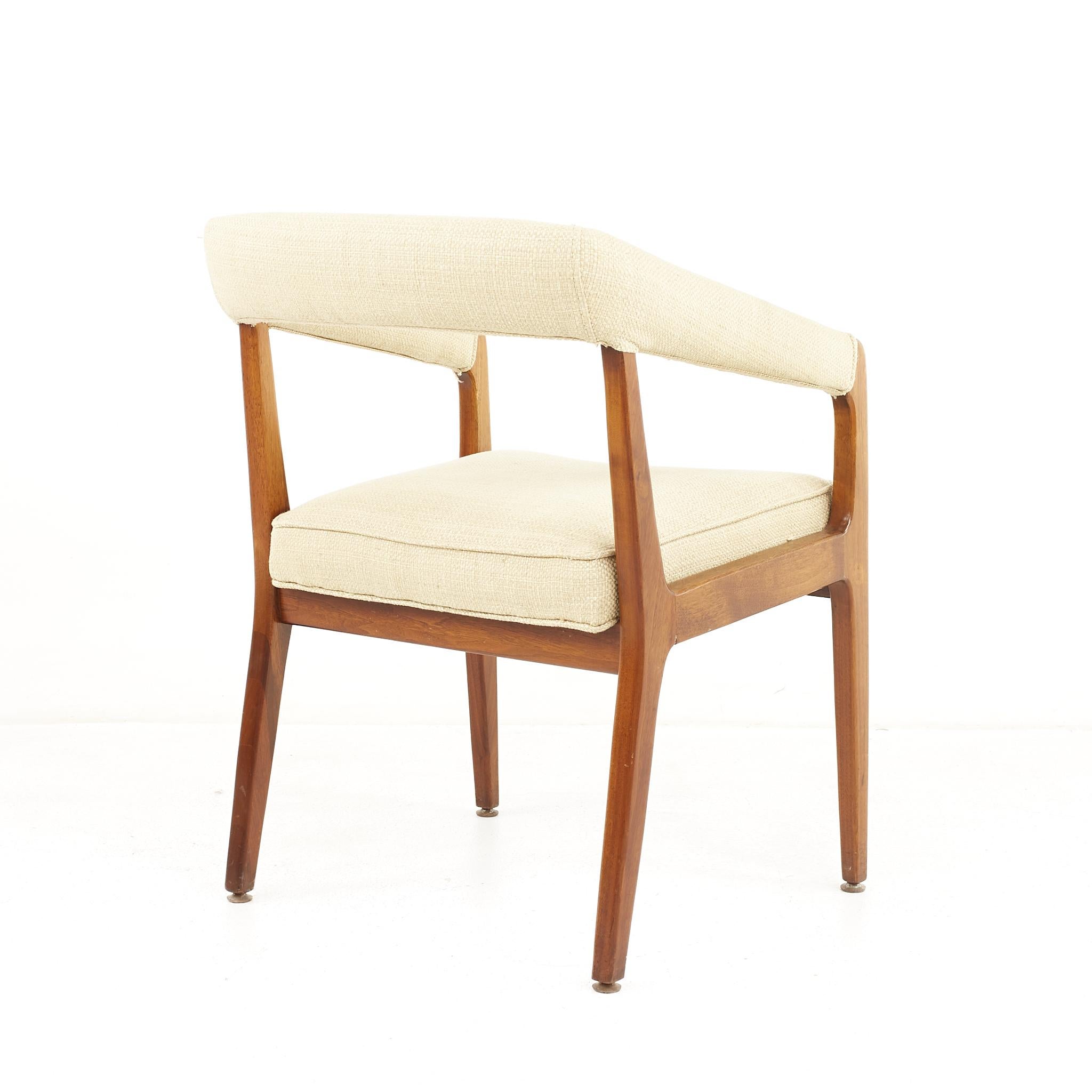 Kai Kristiansen Style Mid Century Danish Teak Occasional Lounge Chairs, A Pair For Sale 1