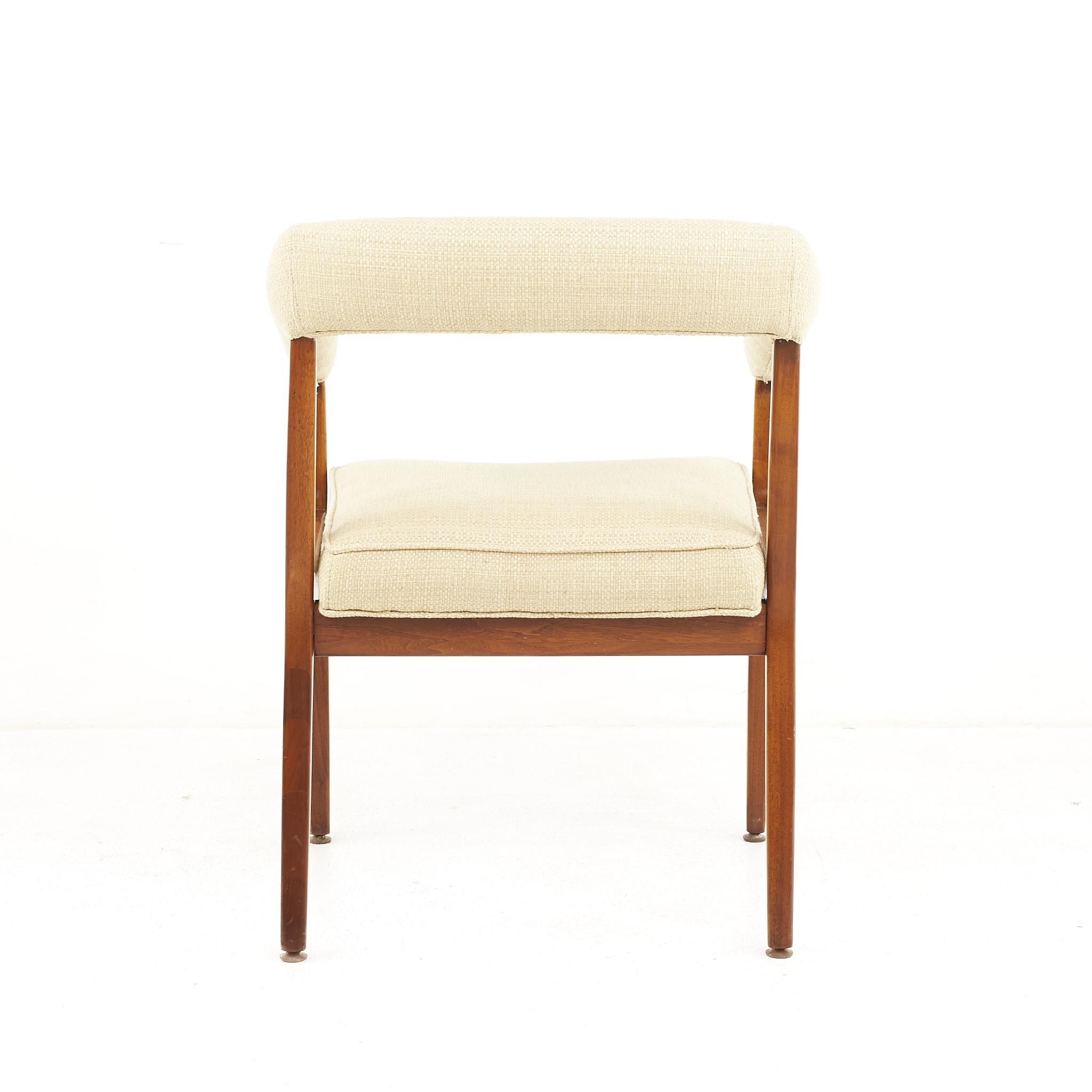 Kai Kristiansen Style Mid Century Danish Teak Occasional Lounge Chairs, A Pair For Sale 2