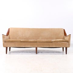 Kai Kristiansen Style Mid Century Danish Teak Sofa