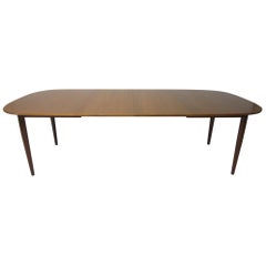 Table de salle à manger danoise en teck de style Kai Kristiansen pour Skovmand & Andersen