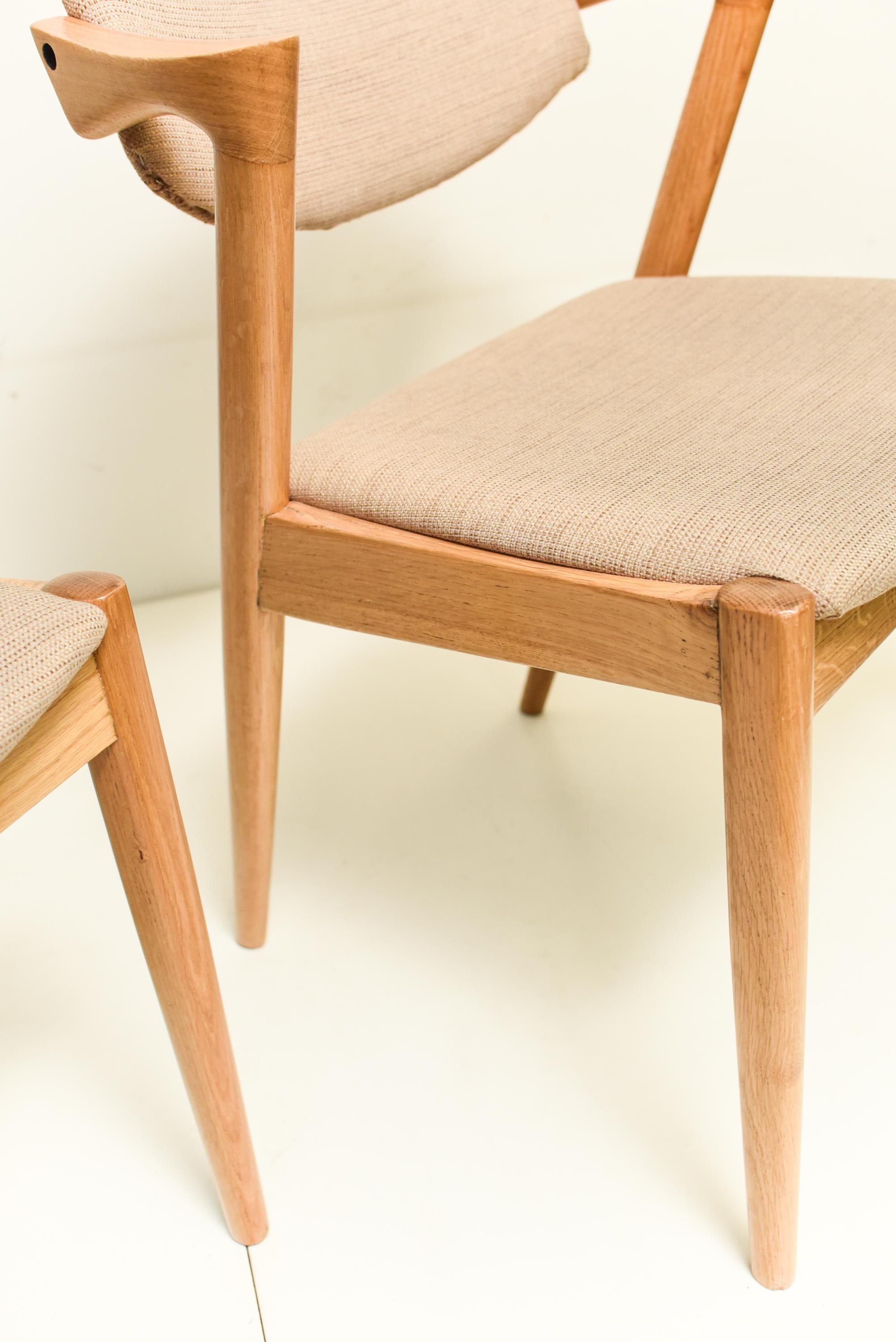 Mid Century Kai Kristiansen Swivel oakwood Chair, 1960s (Dänisch)