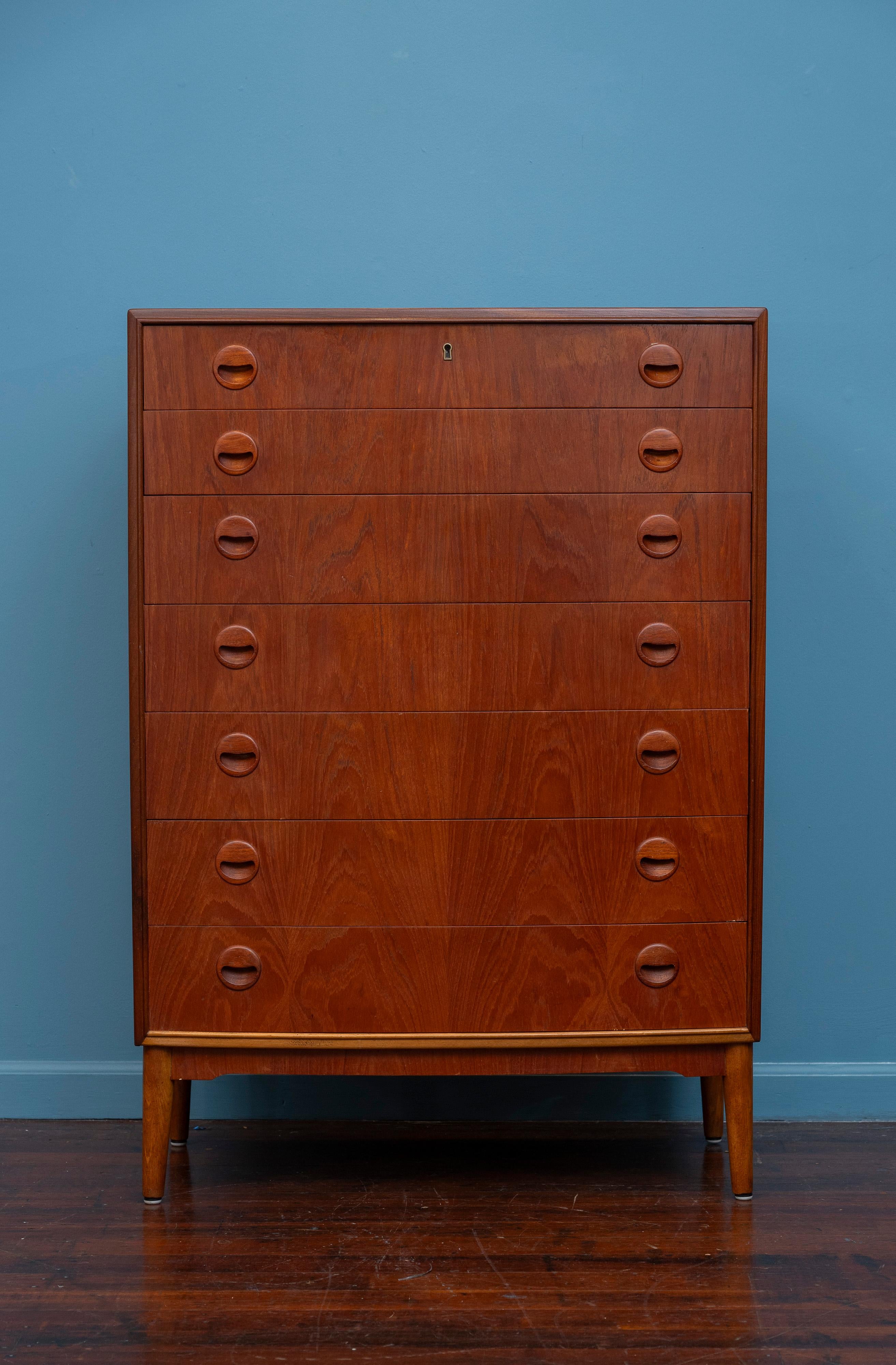 Scandinavo moderno Comò alto Kai Kristiansen, Danimarca in vendita