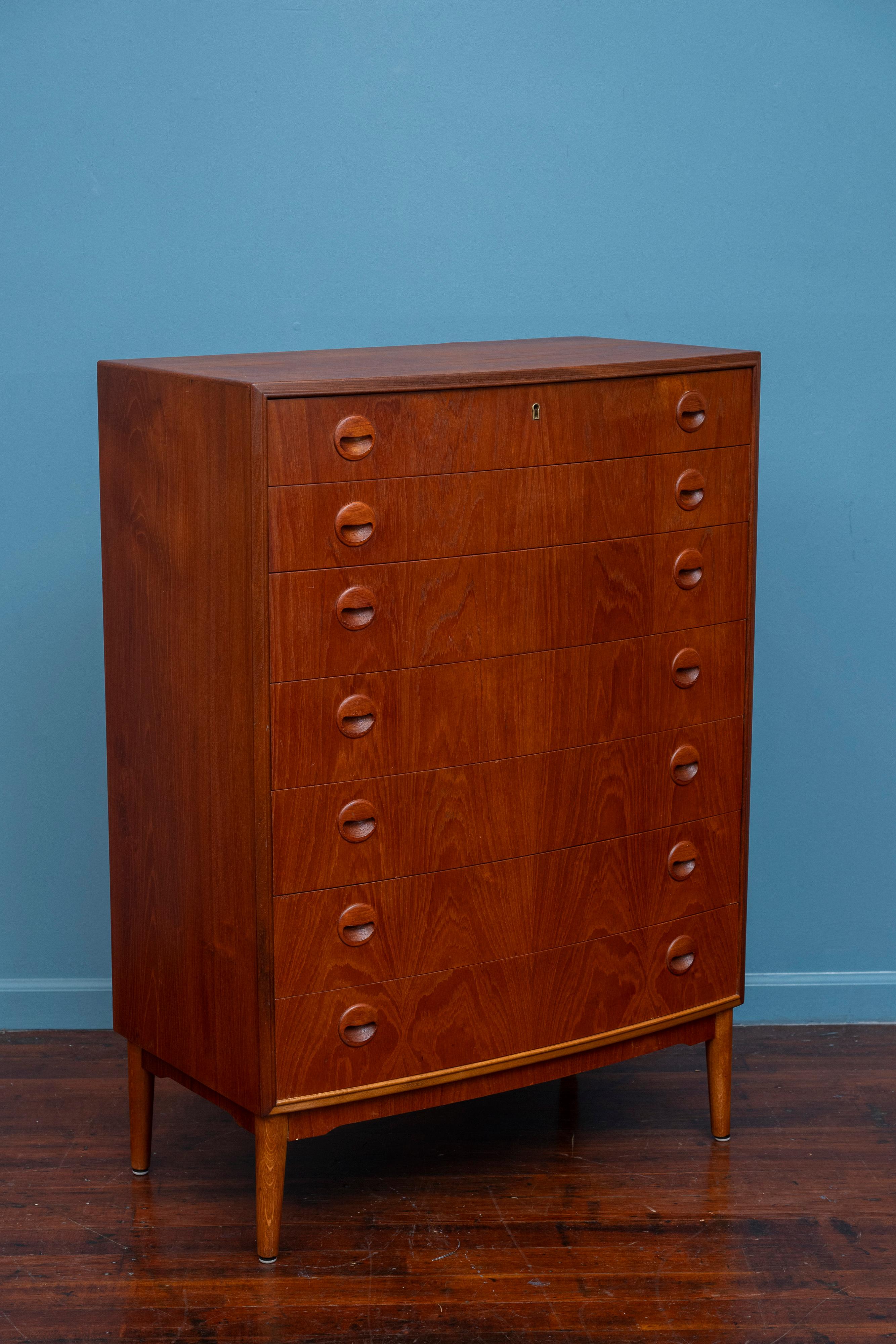 Metà XX secolo Comò alto Kai Kristiansen, Danimarca in vendita