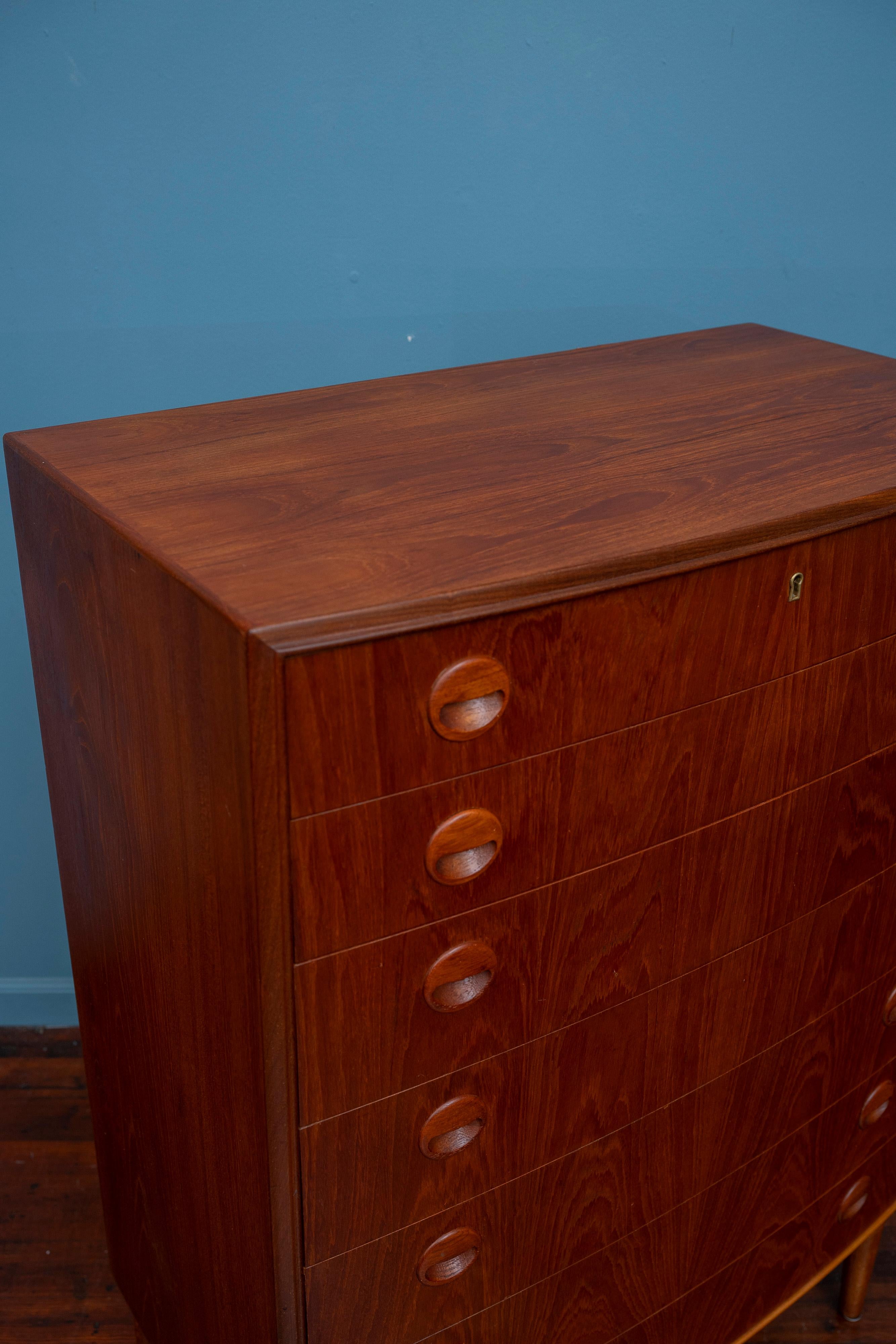 Teak Comò alto Kai Kristiansen, Danimarca in vendita