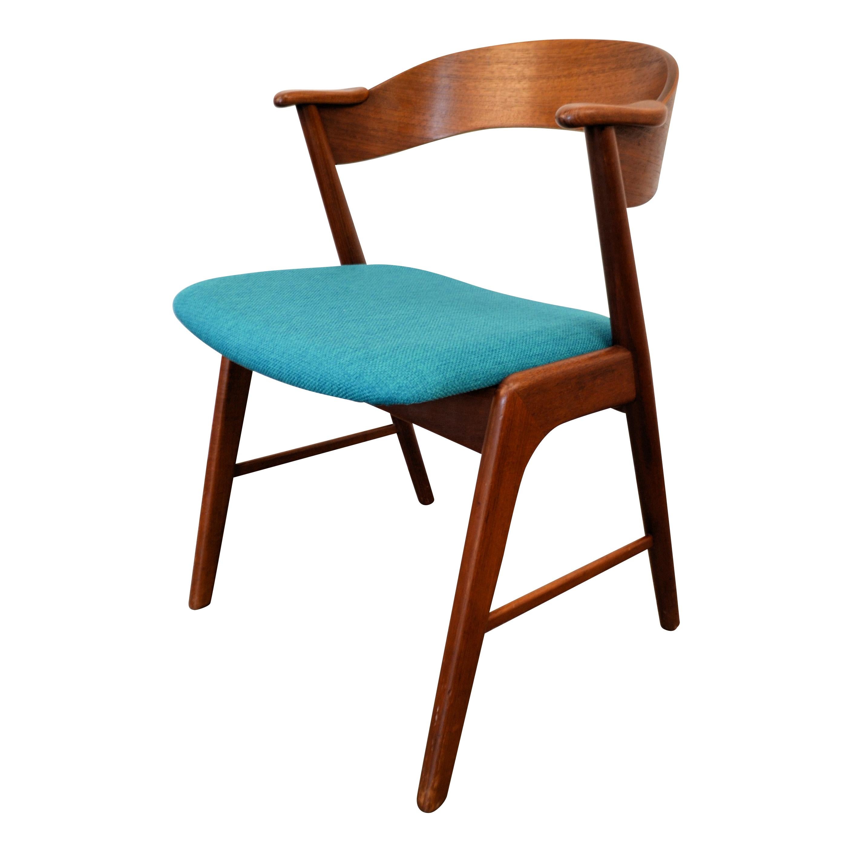 Kai Kristiansen Teak Armrest Chairs, Set of Four 5