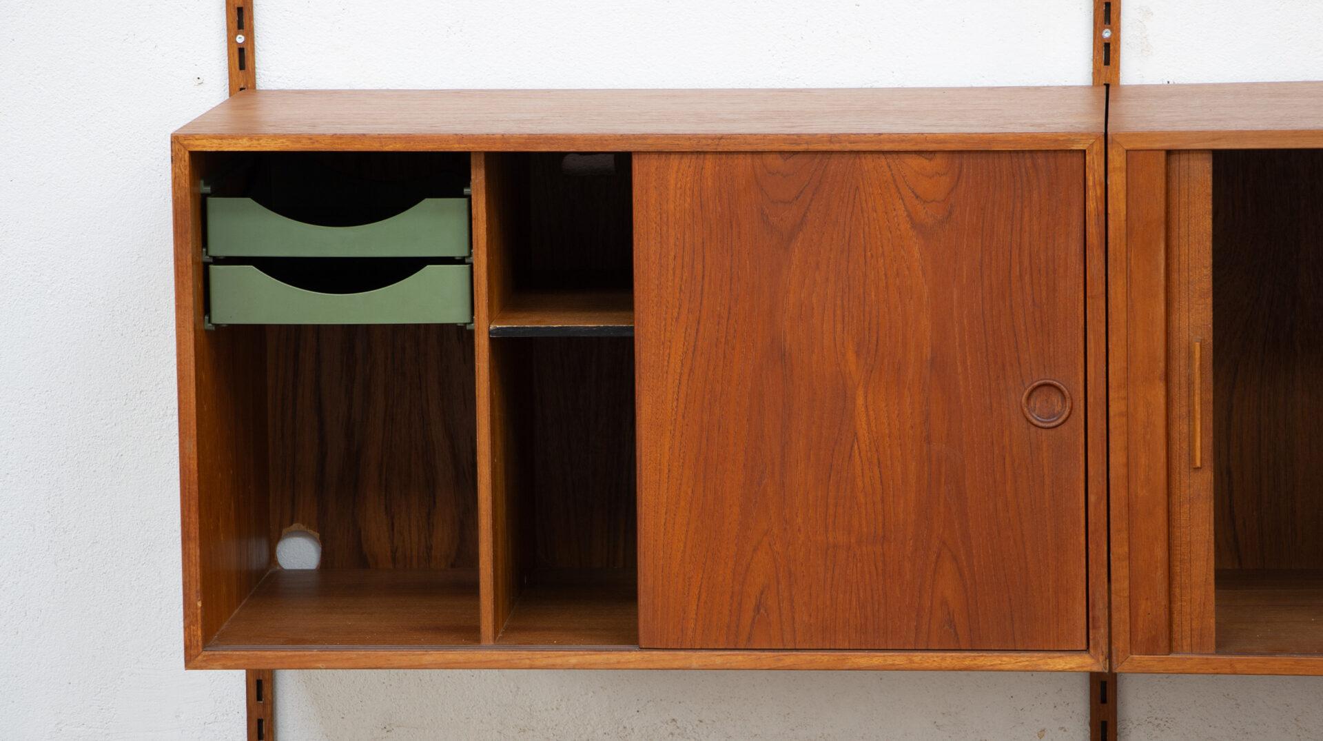 Bibliothèque en teck de Kai Kristiansen pour FM furniture, années 1960 Bon état - En vente à LYON, FR