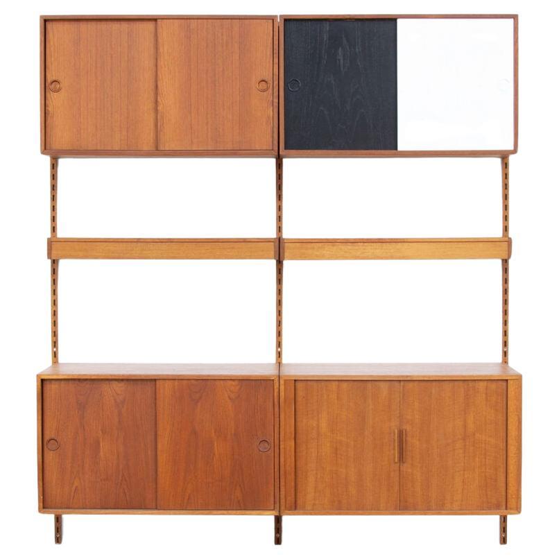 Libreria in teak di Kai Kristiansen per FM furniture, anni '60
