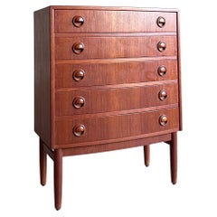 Cassettiera in teak Kai Kristiansen by  Feldballes Møbelfabrik, Danimarca