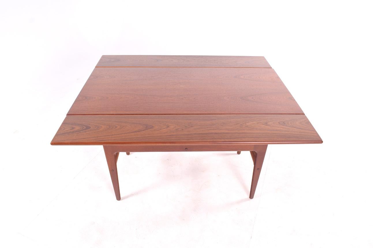 Kai Kristiansen Teak Coffee/Dining Table, Extendable In Good Condition In Lisboa, Lisboa