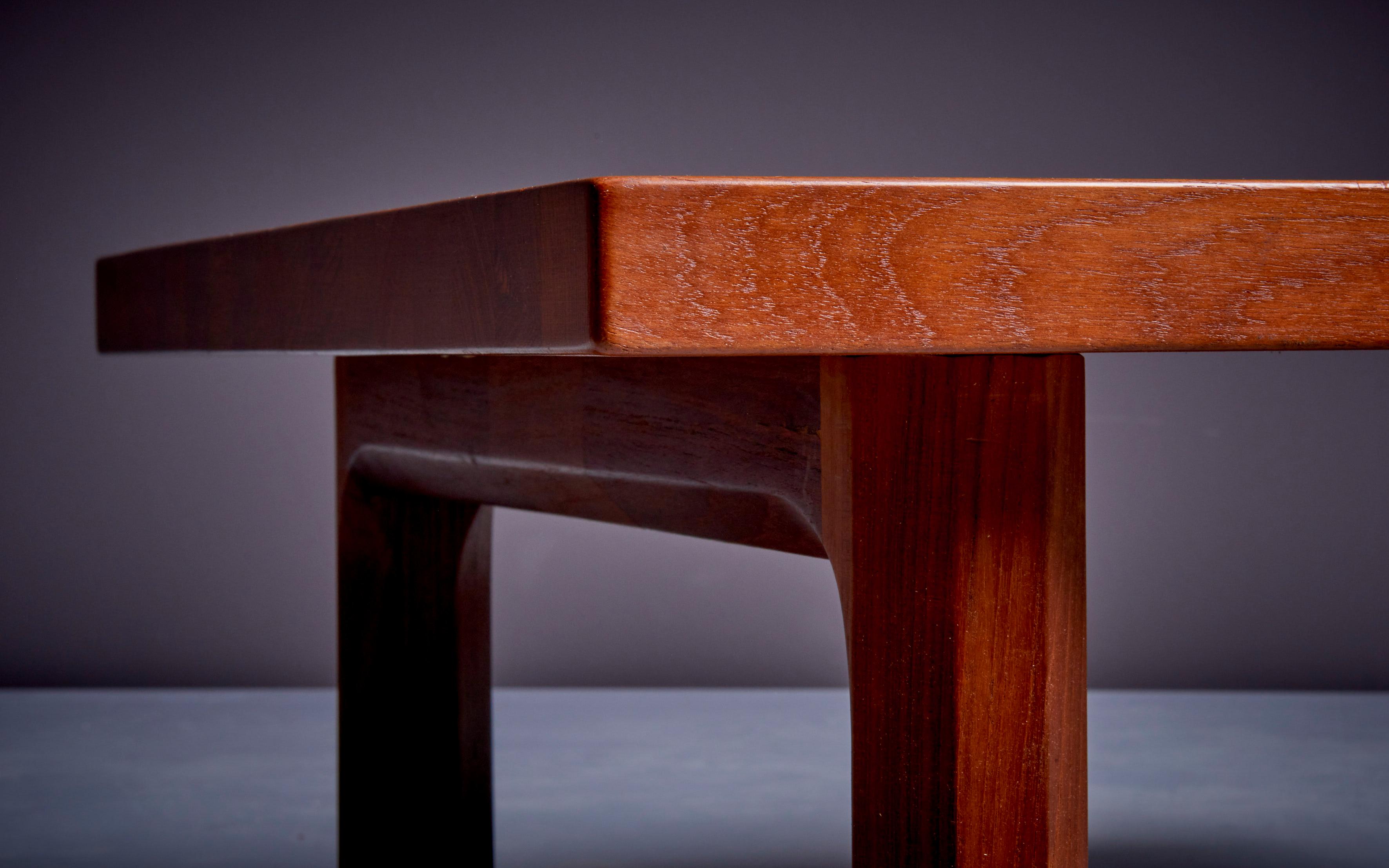 Mid-Century moderno Tavolino in teak Kai Kristiansen per Aksel Kjersgaard, Danimarca, anni '50 in vendita