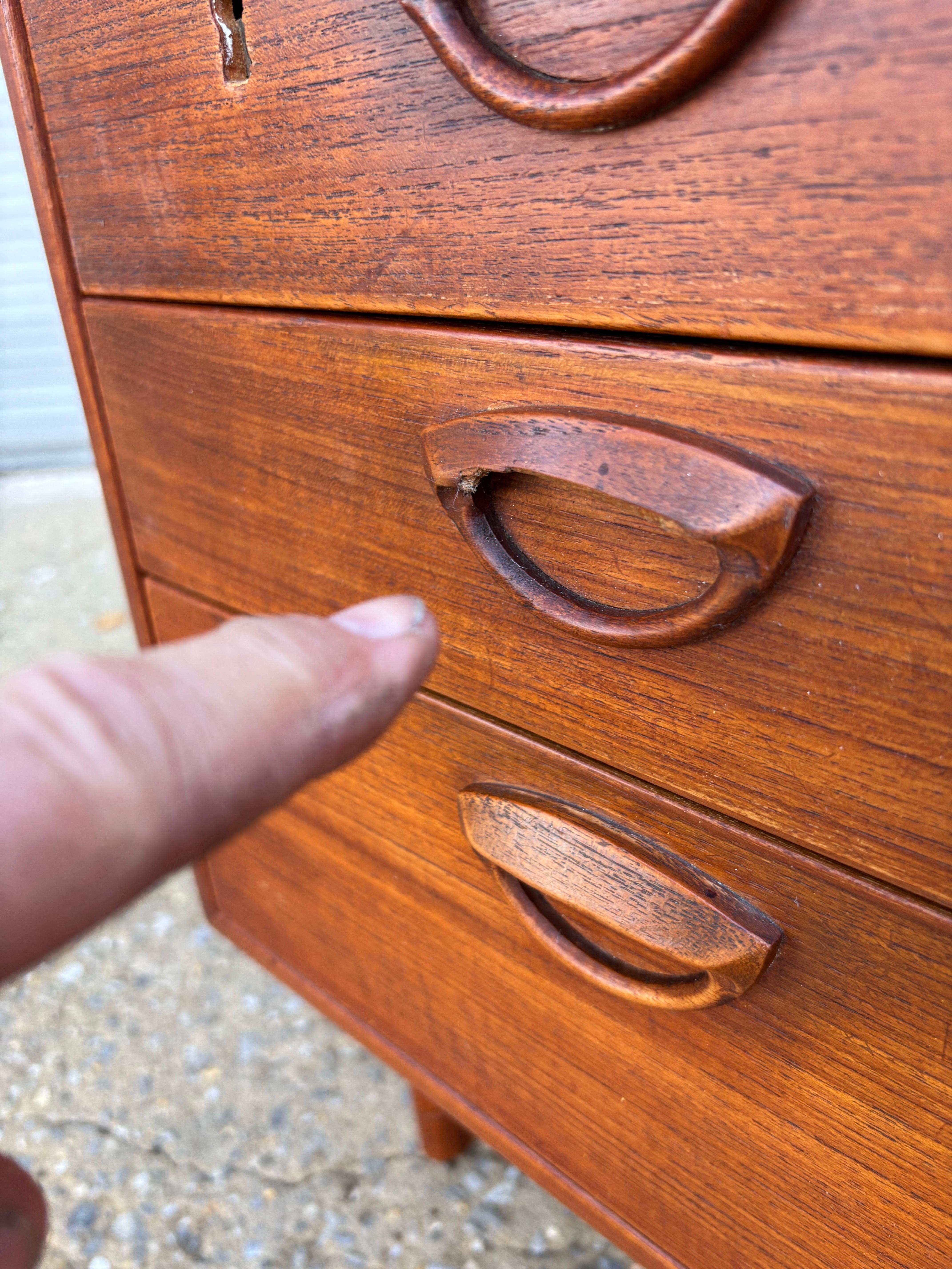 Scrivania in teak Kai Kristiansen modello FM60 in vendita 5