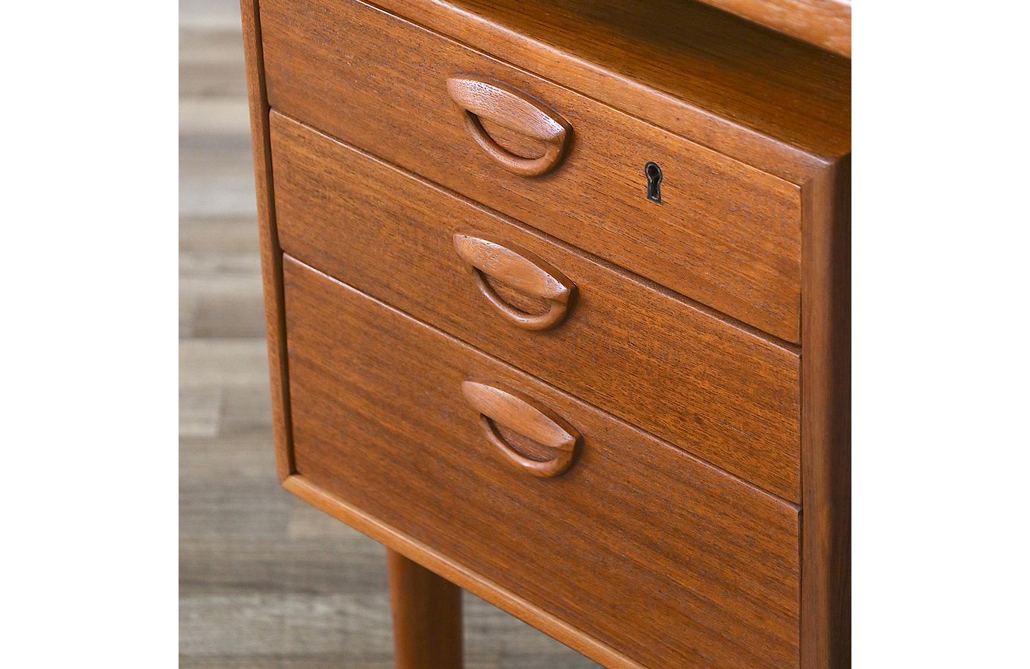 Kai Kristiansen Teak Desk with Bookcase for Feldballes Møbelfabrik 2