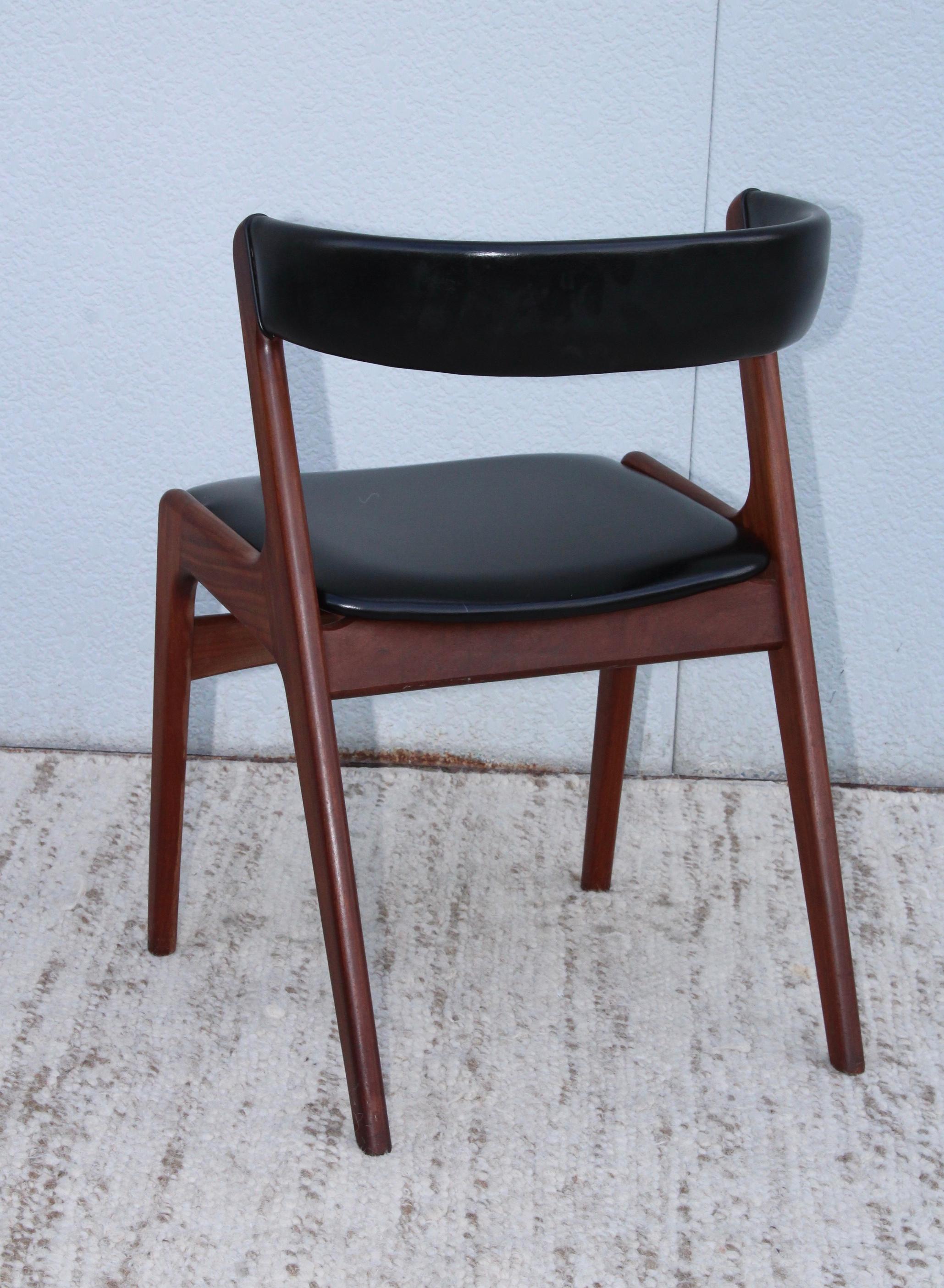 Kai Kristiansen Teak Dining Chairs 3
