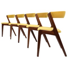 Kai Kristiansen Teak Dining Chairs, Set of 6