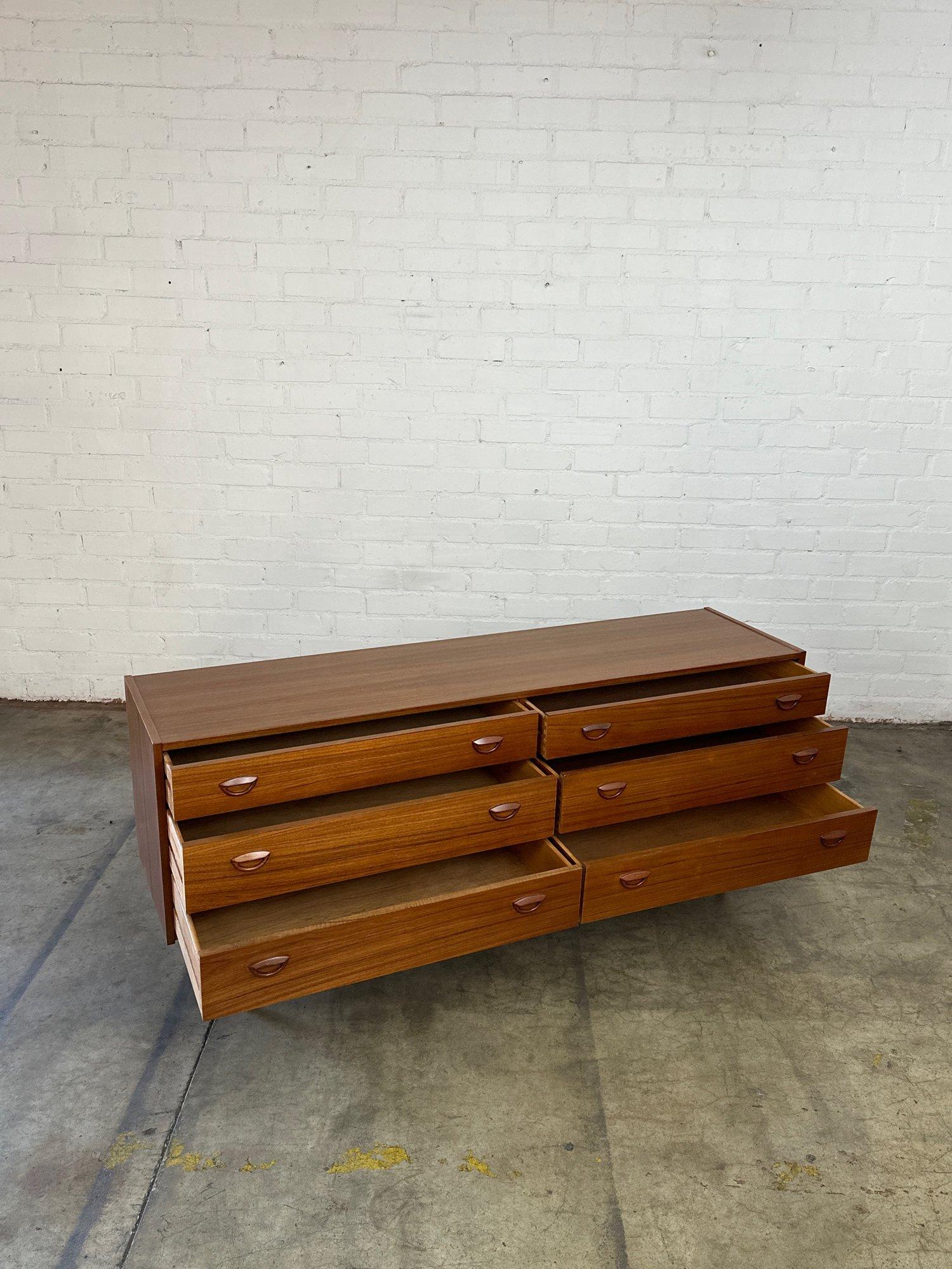 Mid-20th Century Kai Kristiansen Teak Dresser For Sale