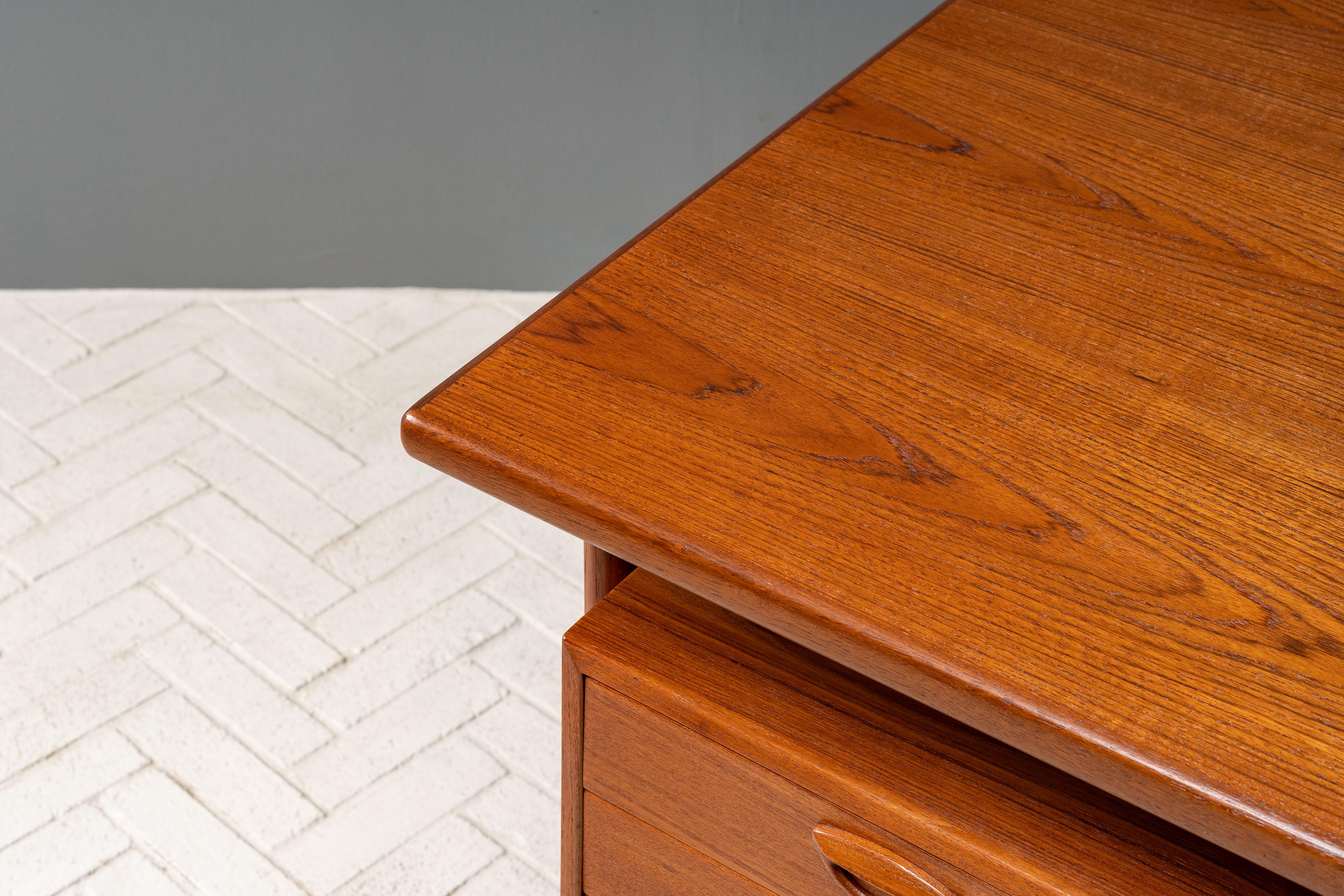 Kai Kristiansen Teak Executive Desk For Sale 5