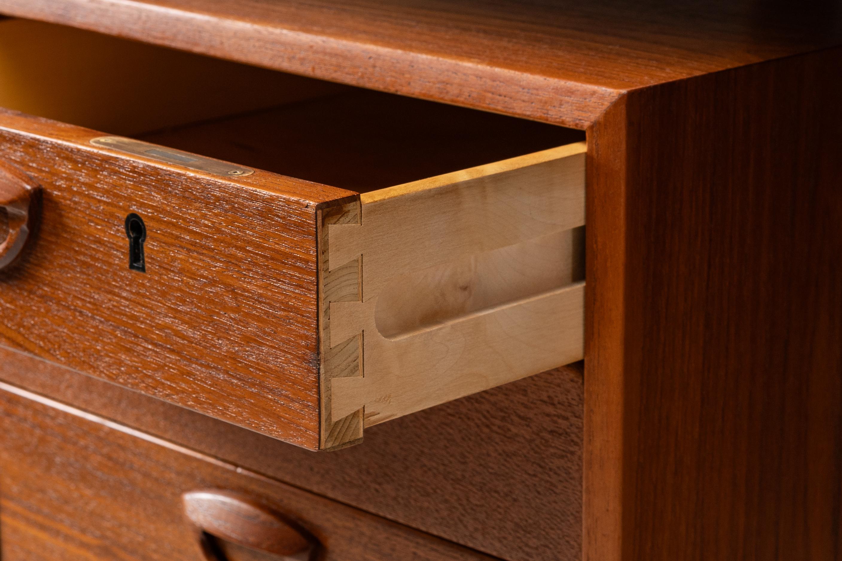 Kai Kristiansen Teak Executive Desk For Sale 2