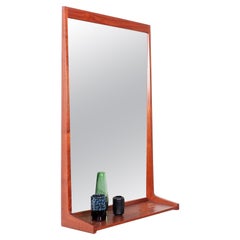 Kai Kristiansen teak Mirror 180 for Aksel Kjersgaard, Denmark, 1960s