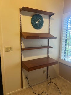 Kai Kristiansen Teak Modular Wall Unit with Desk Danish Mid-Century Modern
