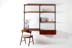 Kai Kristiansen Teak Wall Unit / Modular Shelving System, Denmark, 1960s