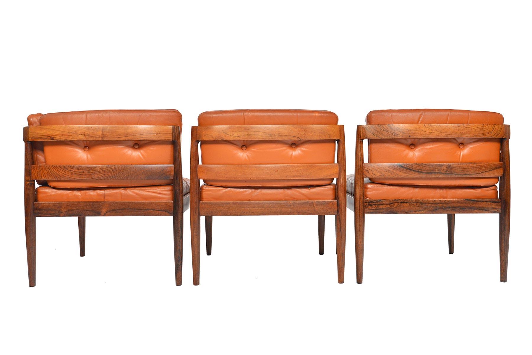 Kai Kristiansen Three-Piece Universe Sofa Set in Rosewood 4