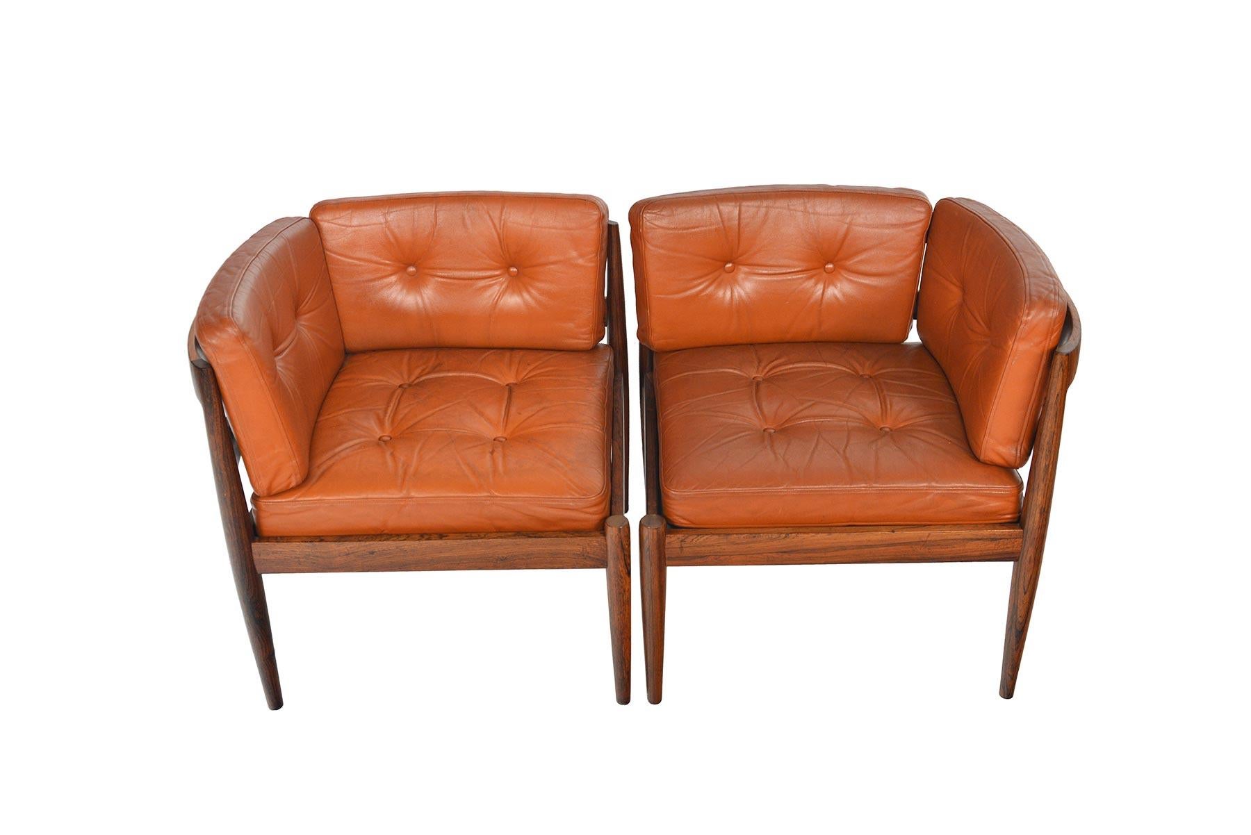 Danish Kai Kristiansen Three-Piece Universe Sofa Set in Rosewood