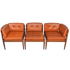 Kai Kristiansen Three-Piece Universe Sofa Set in Rosewood