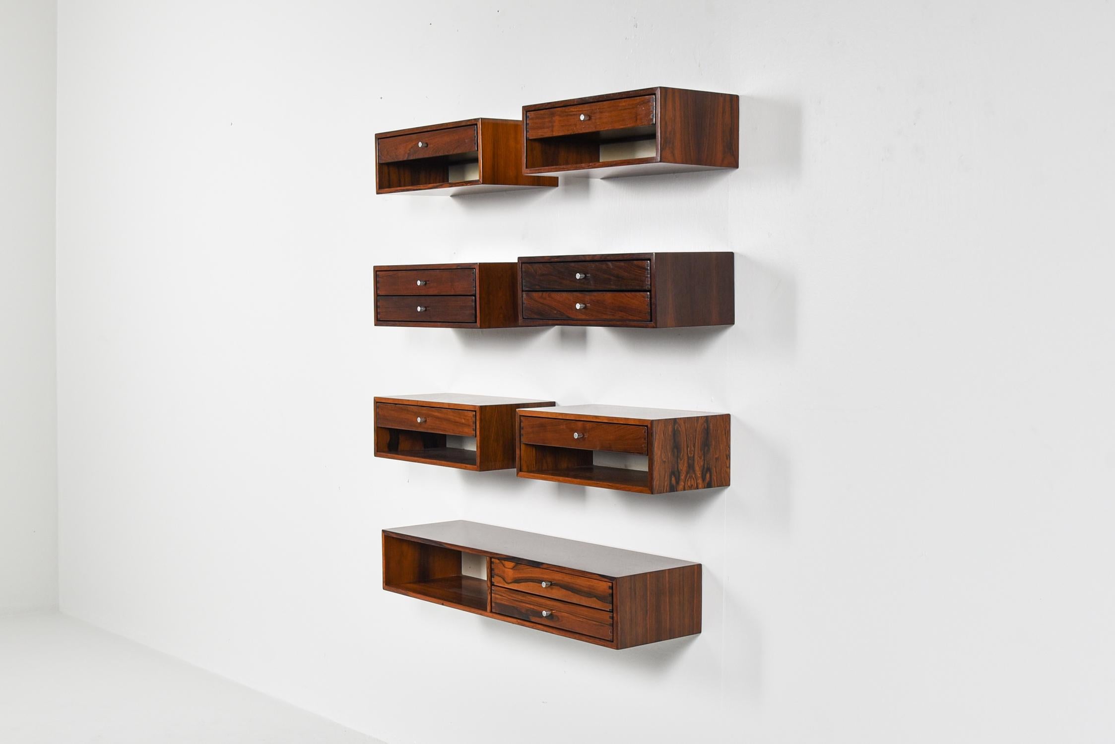 Kai Kristiansen Wall Console °127 in Rosewood 11