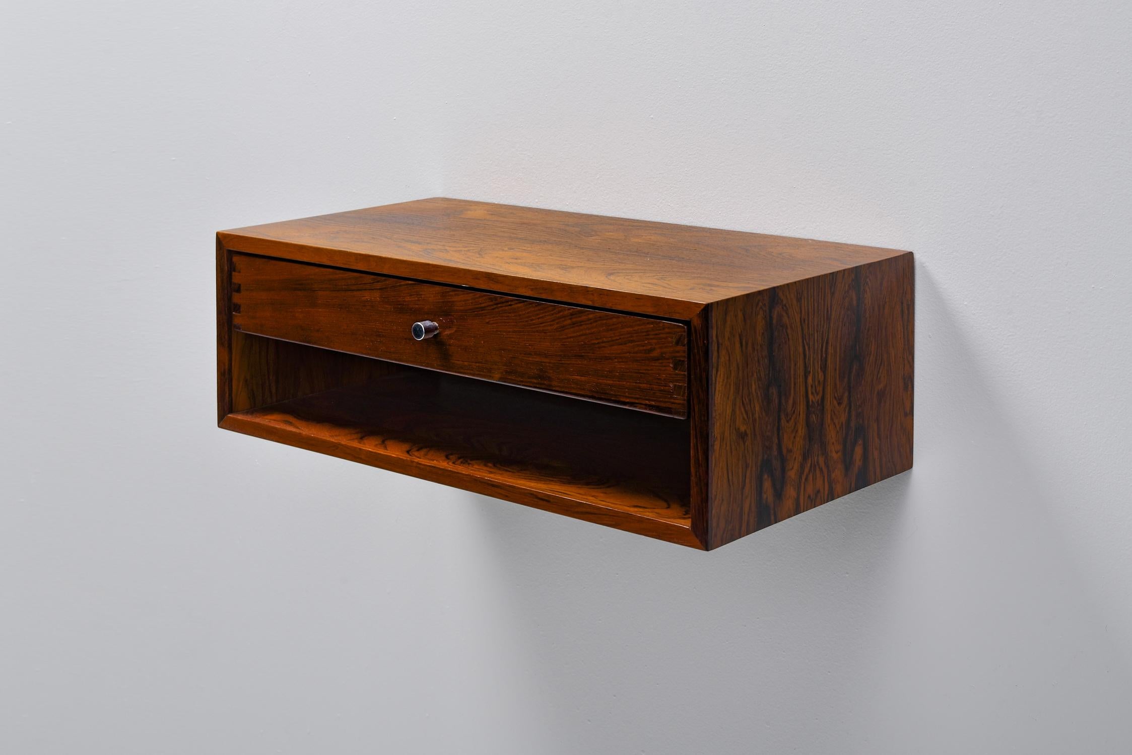 Scandinavian Modern Kai Kristiansen Wall Console °127 in Rosewood