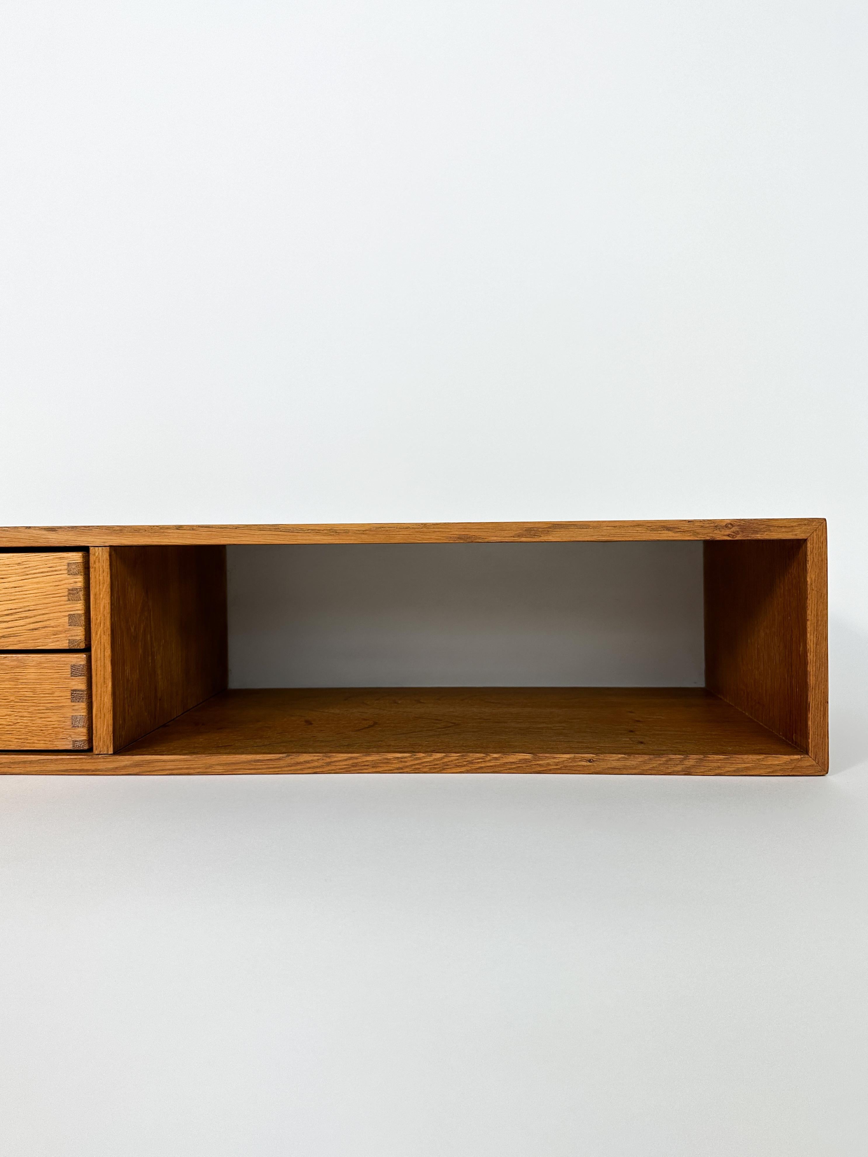 Danish Kai Kristiansen Wall Unit Aksel Kjersgaard Oak Shelf Mode 132 Denmark 1960s