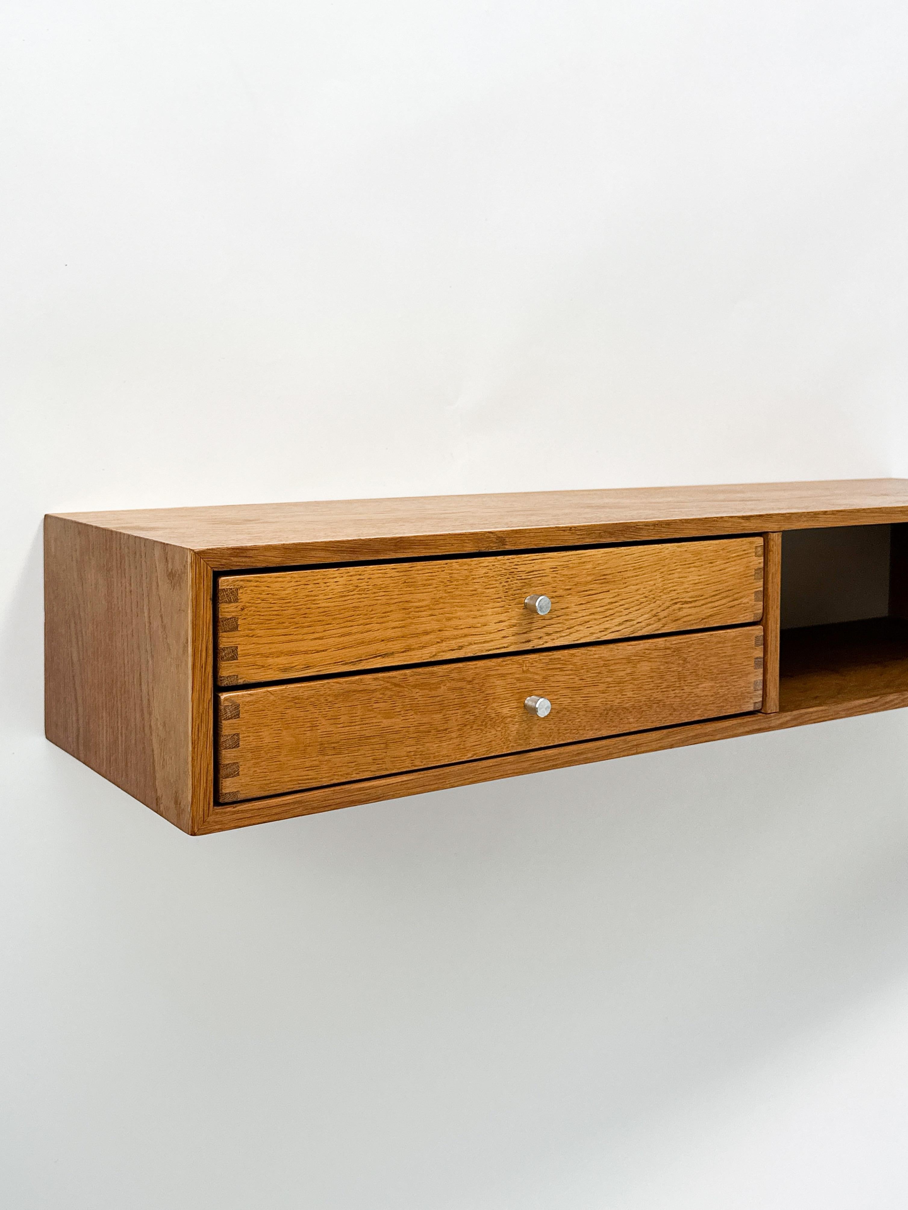 Kai Kristiansen Wall Unit Aksel Kjersgaard Oak Shelf Mode 132 Denmark 1960s In Good Condition In Basel, BS