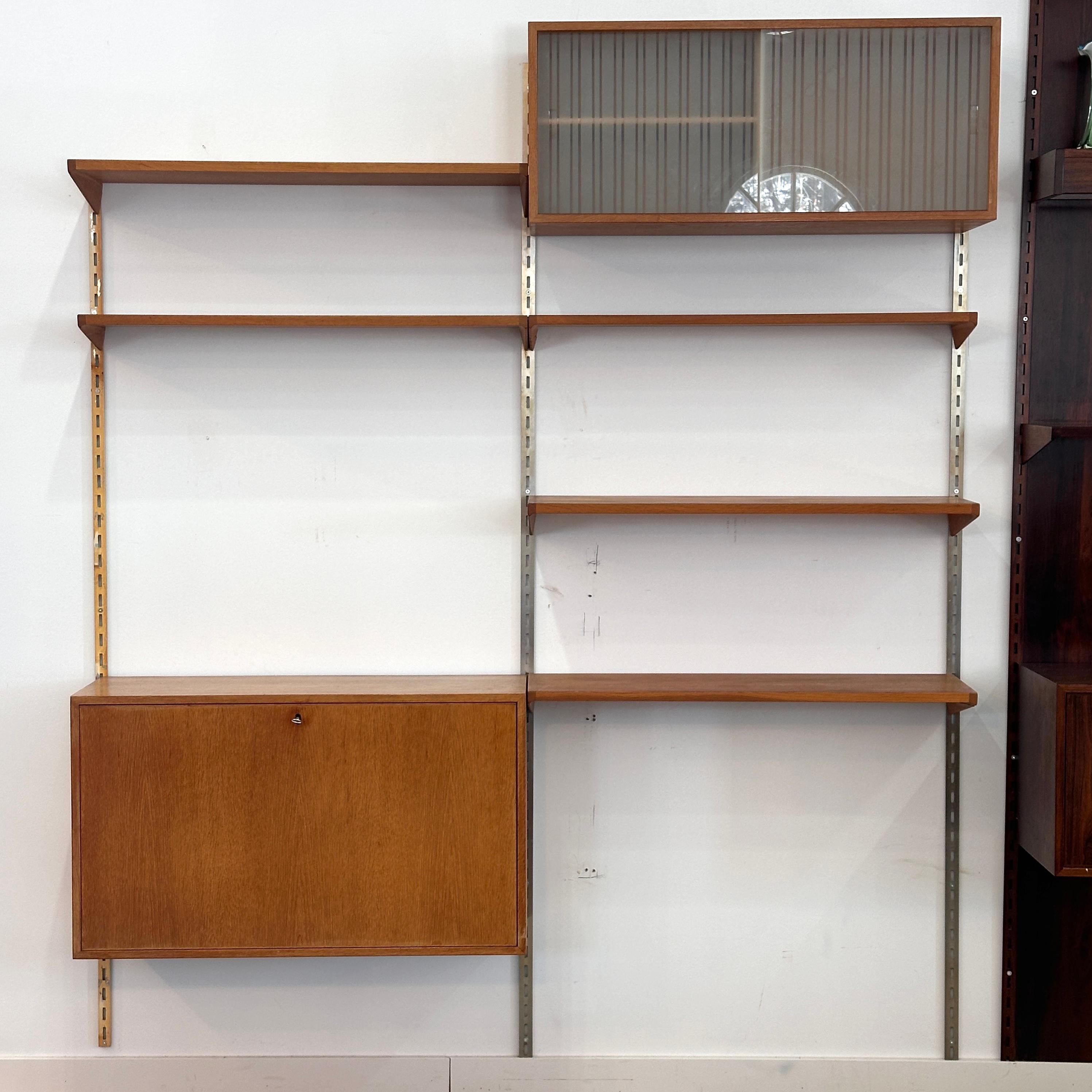 Mid-Century Modern Meuble mural Kai Kristiansen pour FM Møbler, années 1960 en vente