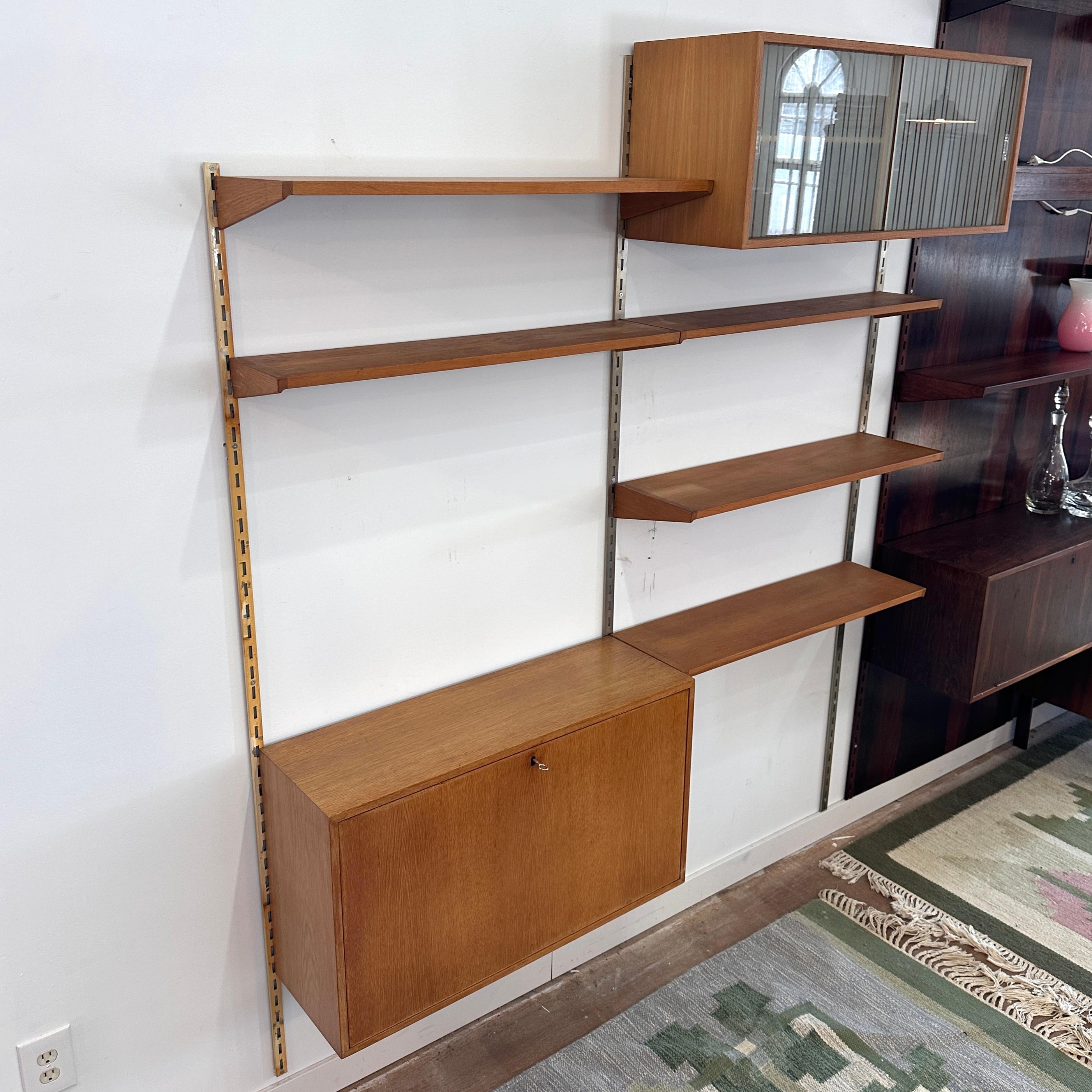 Danois Meuble mural Kai Kristiansen pour FM Møbler, années 1960 en vente